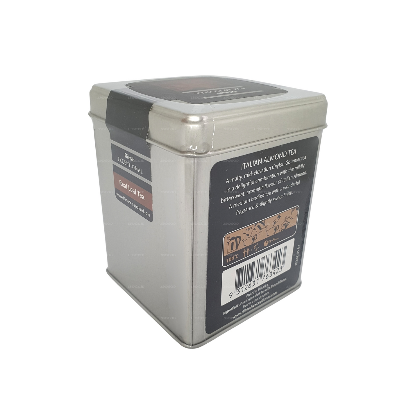 दिलमाह एक्सेप्शनल इटैलियन बादाम चाय (100g) टिन कैडी