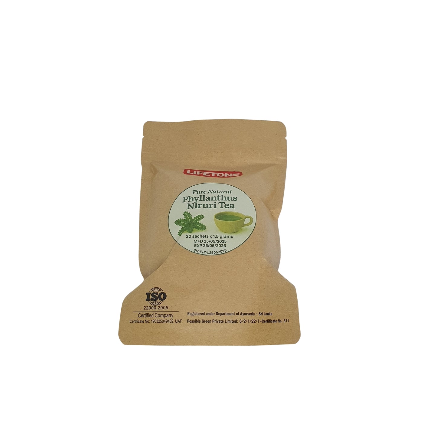 Lifetone Phylanthus Niruri Tea (30g) 20 Tea Bags