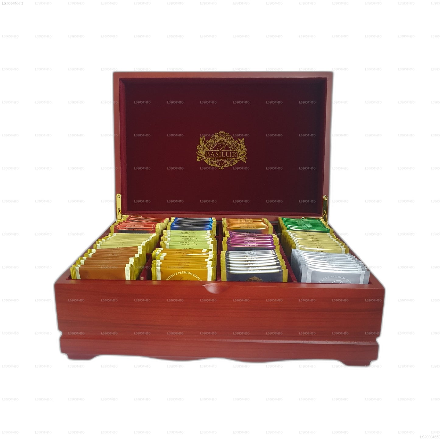 बेसिलुर एग्जीक्यूटिव गिफ्ट्स असॉर्टेड वुडन प्रेजेंटर (235g) 120 टी बैग्स