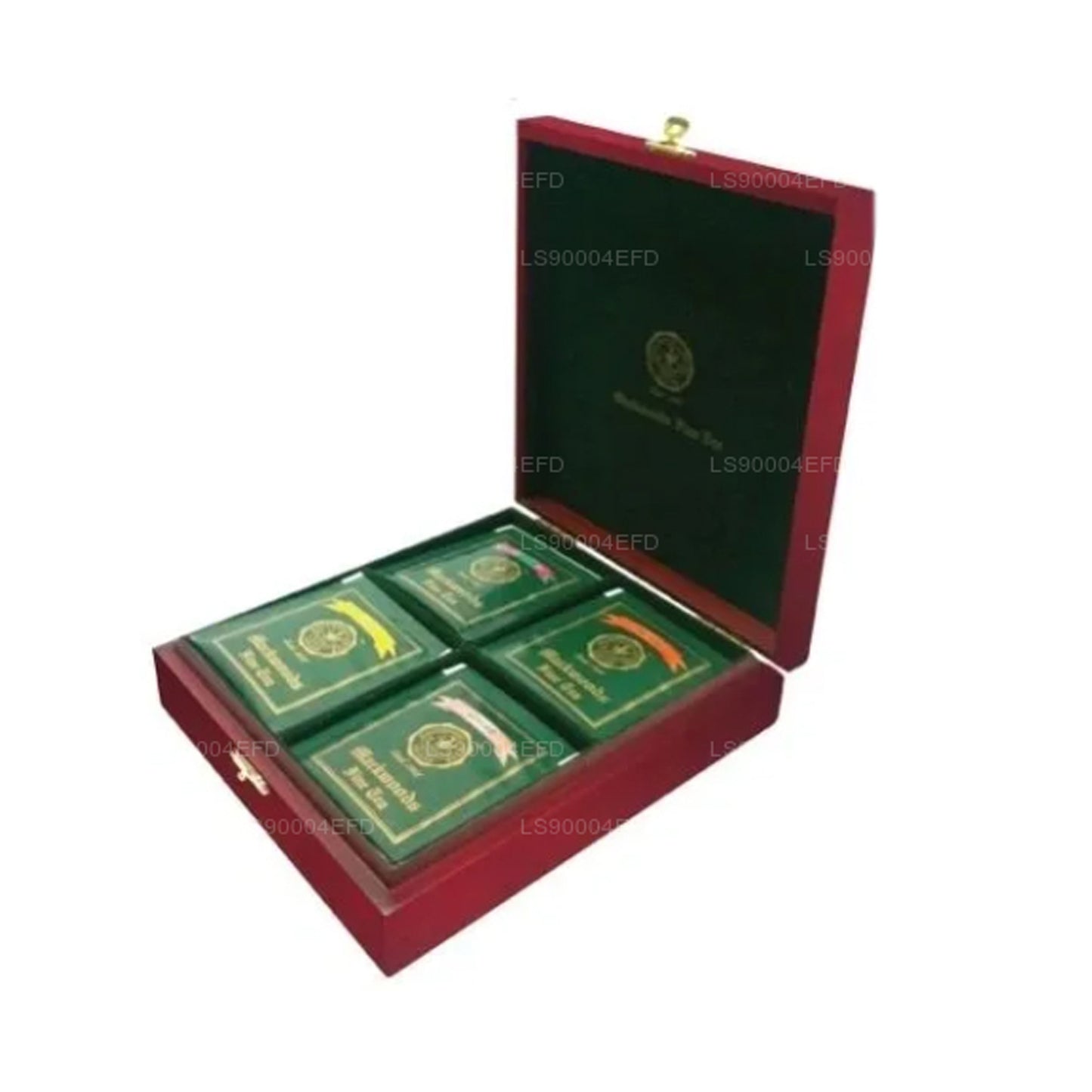 Mackwoods Flavoured Wooden Tea Tray (4 Compartment - Flat Packed) (40g)