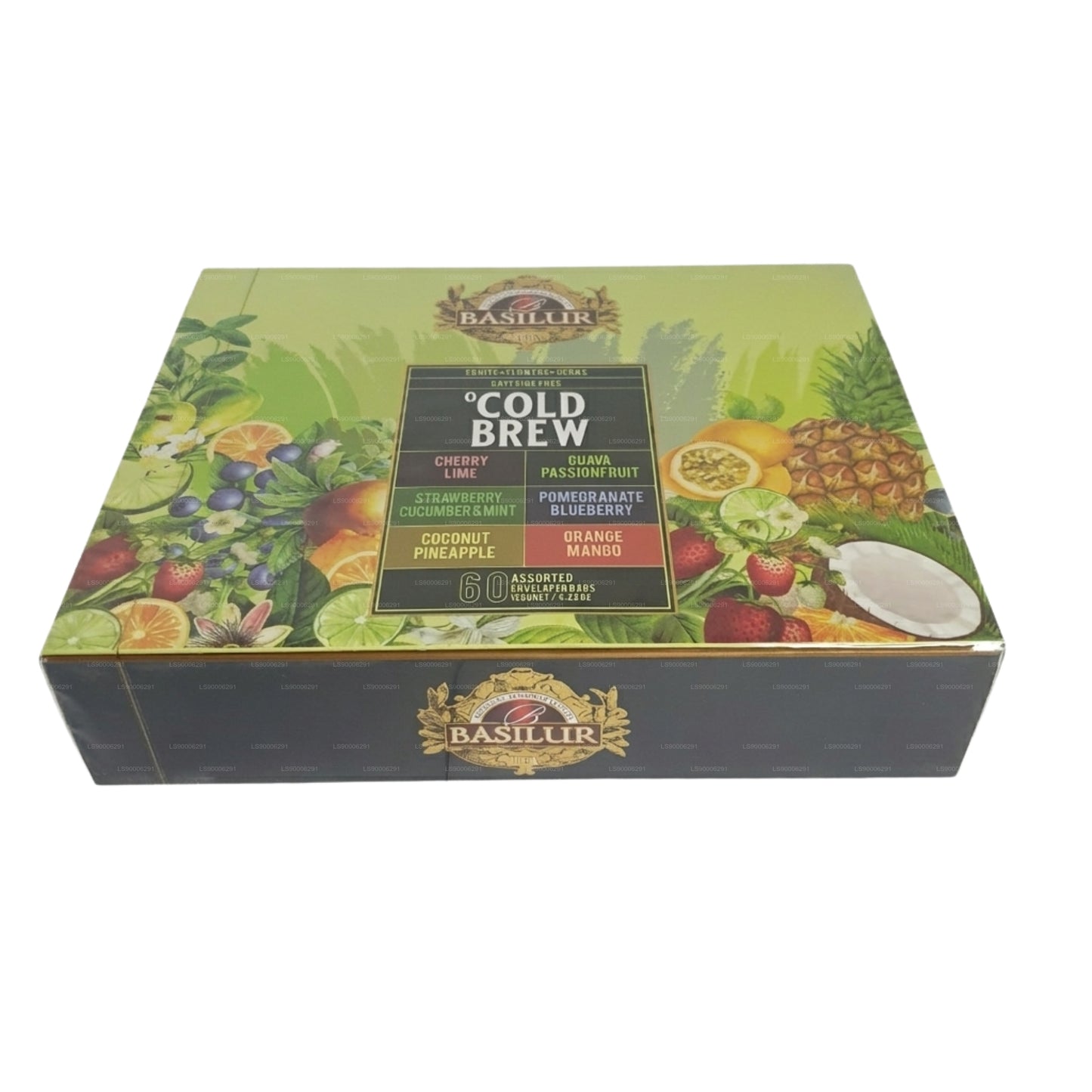 BASILUR COLD BREW- TEA BAG -  FOIL ENV - ASSORTED 60E (120g)