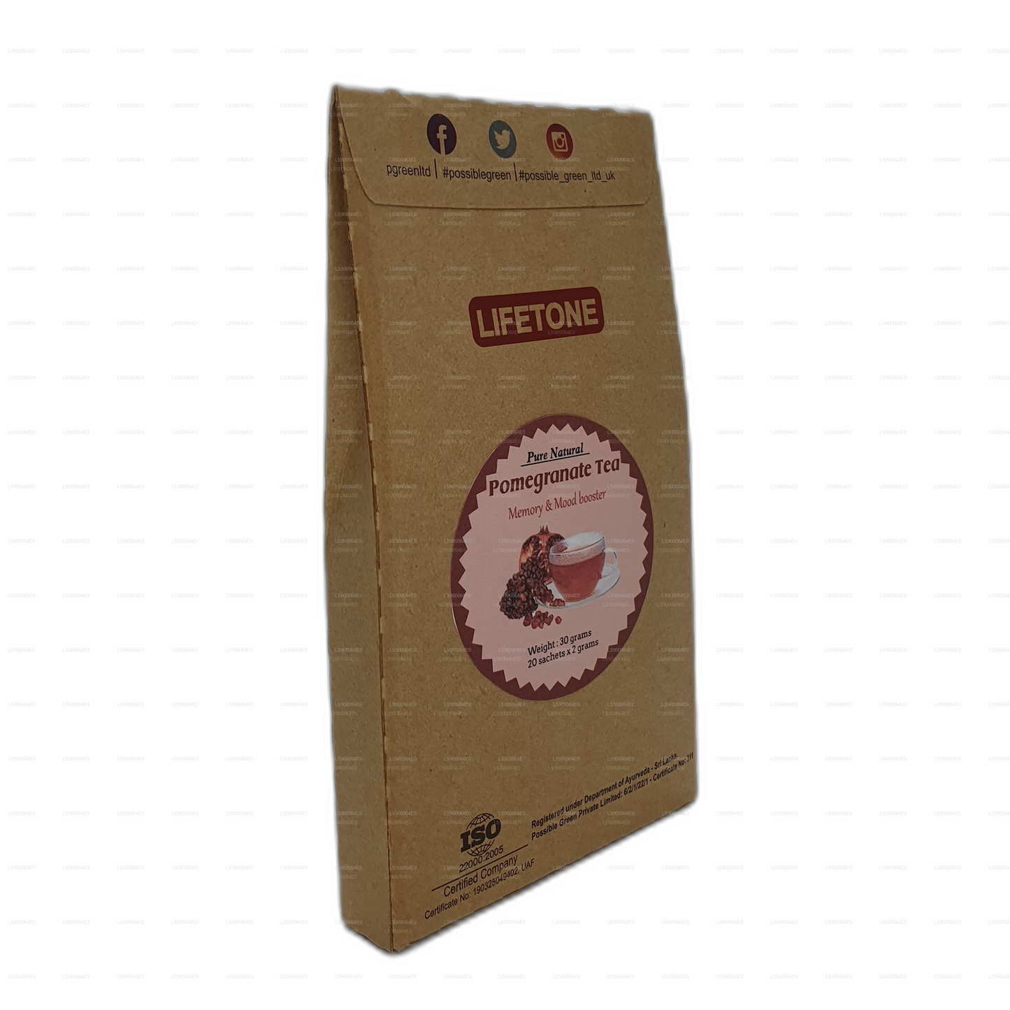 Lifetone Pomegranate Tea (30g)