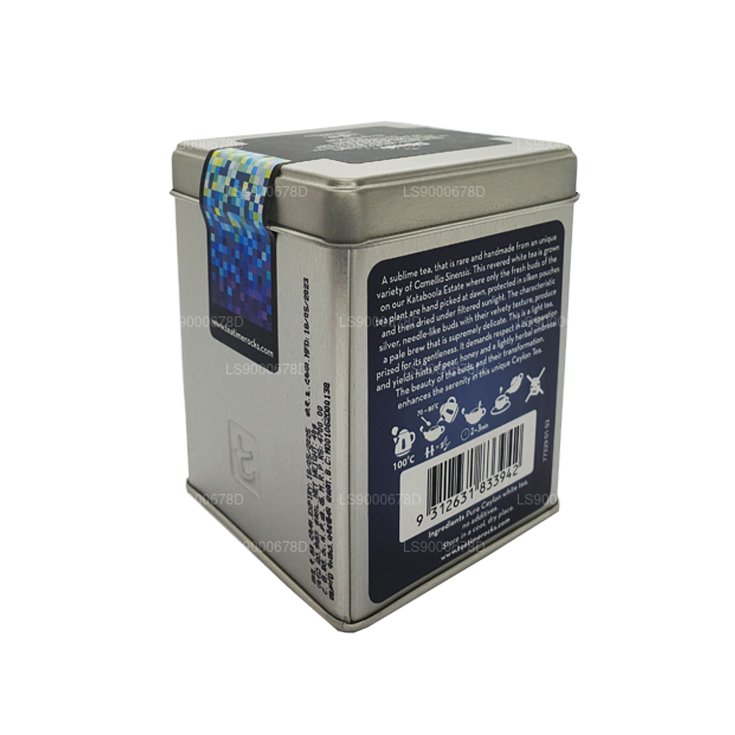 Dilmah t-Series Ceylon Silver Tips White Tea (40g) Caddy