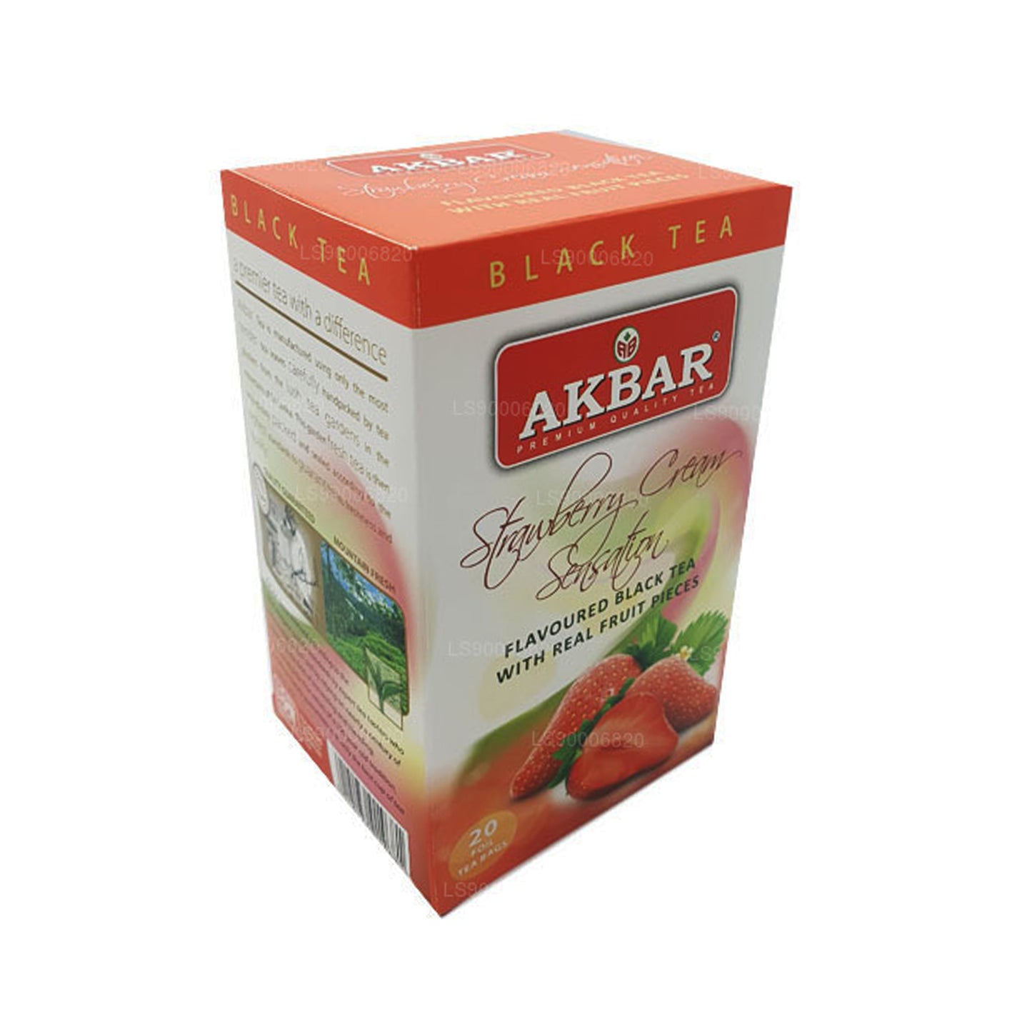 Akbar Strawberry Cream Sensation (40g) 20 Foil Tea Bags