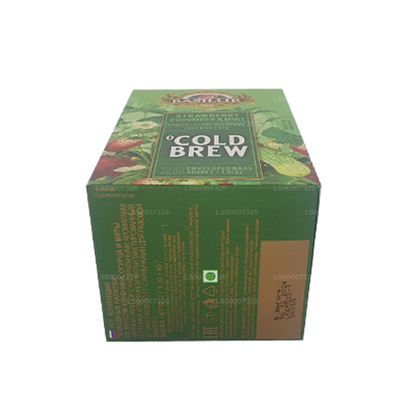 Basilur Cold Brew "Strawberry Cucumber and Mint" (40g) Box