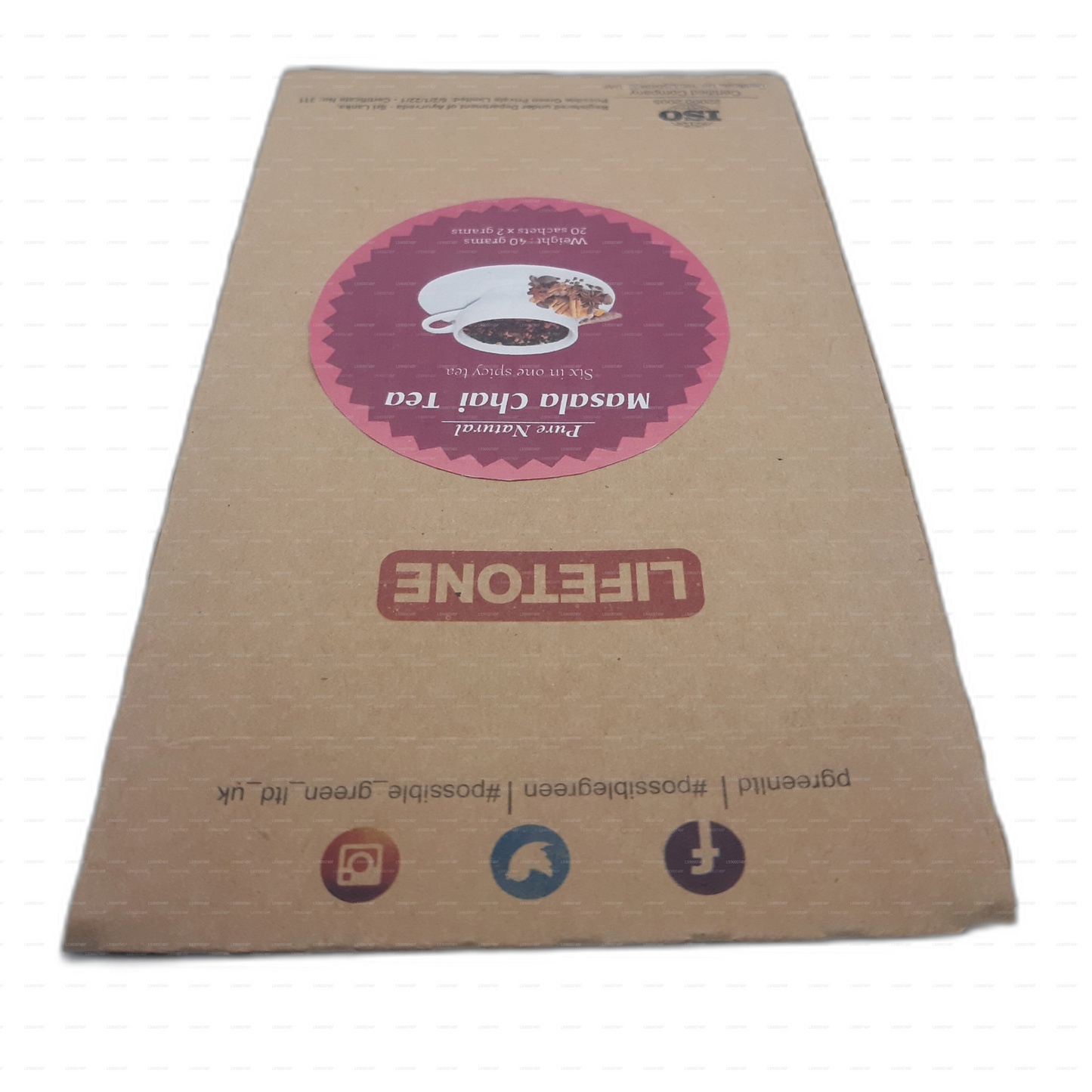 Lifetone Masala Chai (40g) 20 Tea Bags