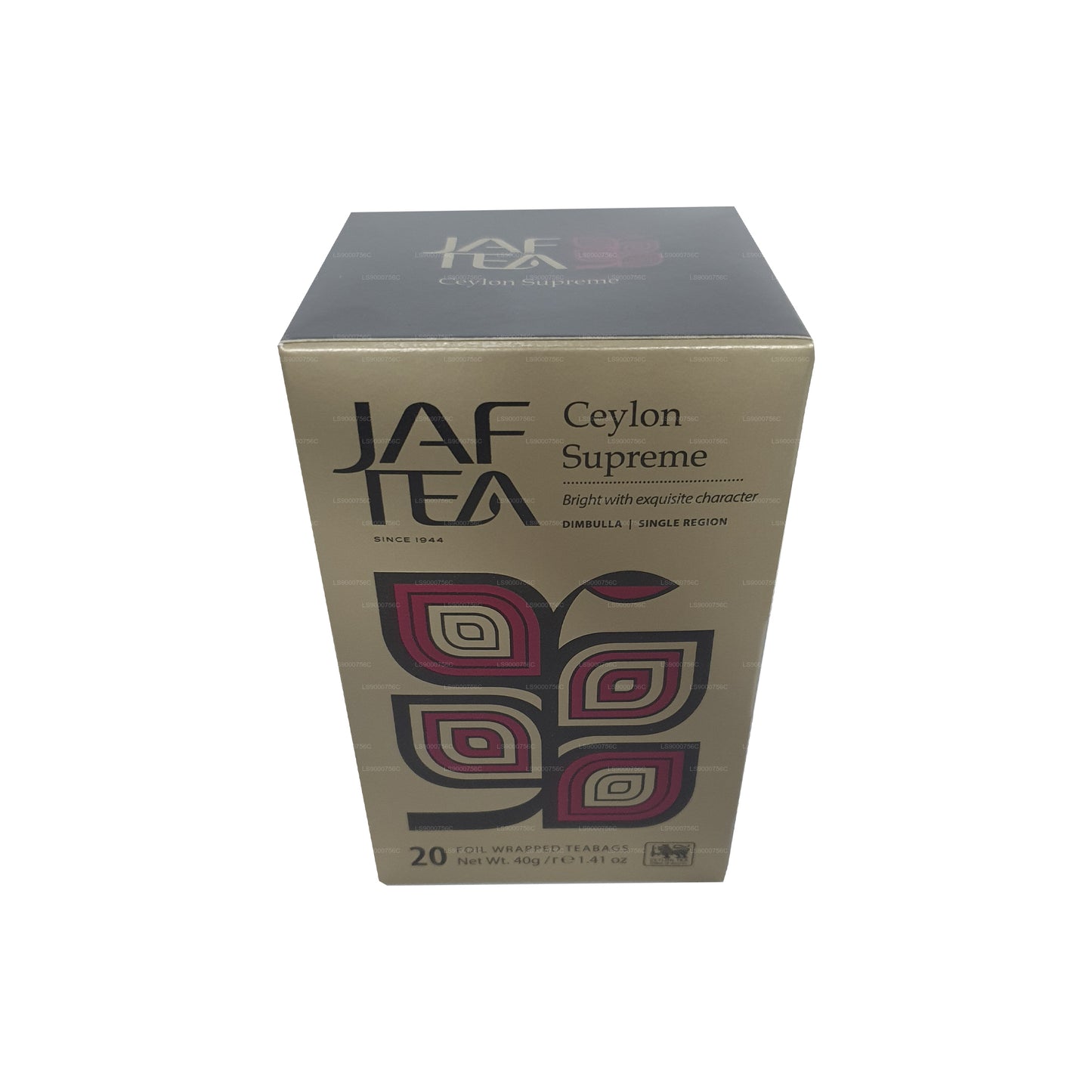Jaf Tea Classic Gold Collection Ceylon Supreme Foil Envelop Tea Bag (40g)