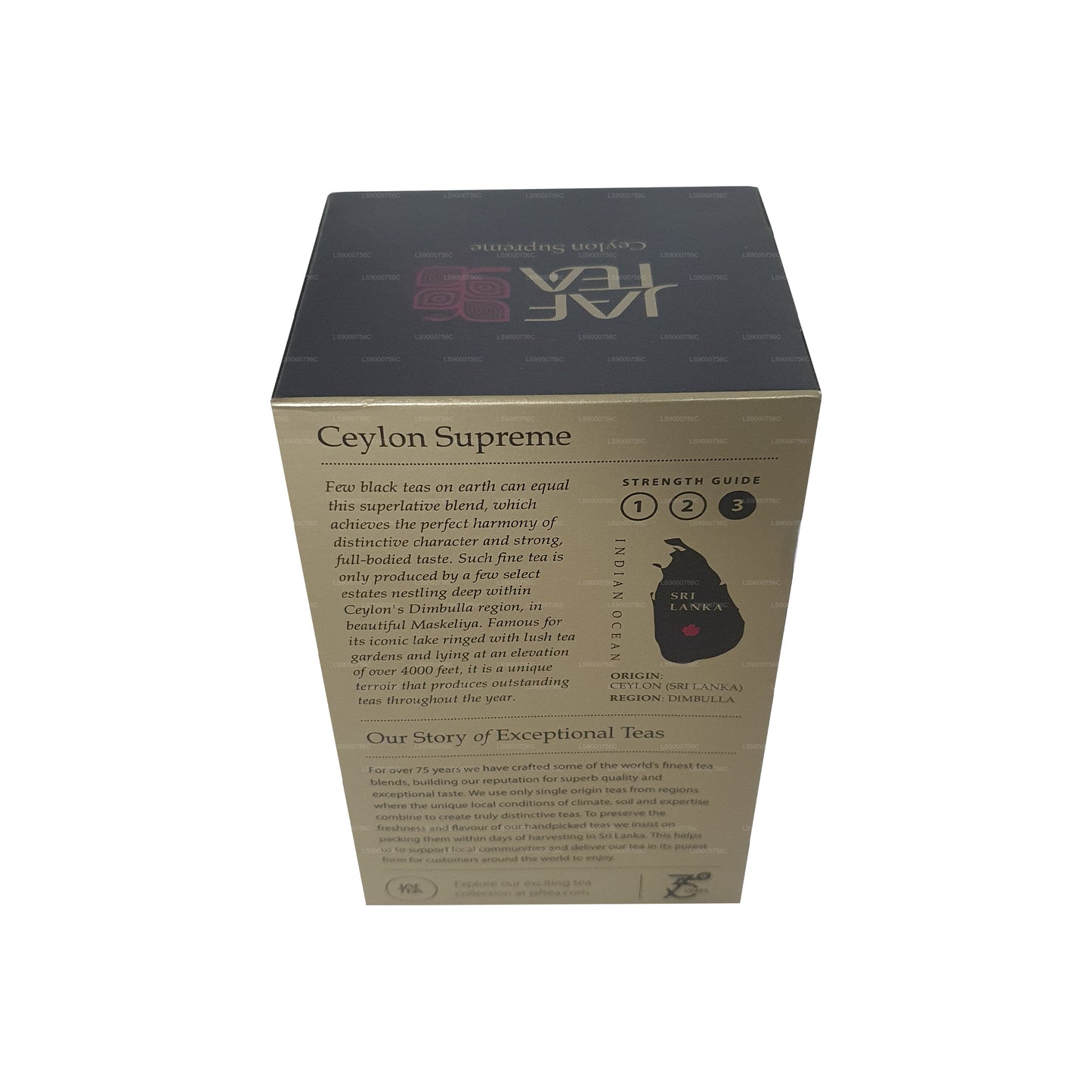 Jaf Tea Classic Gold Collection Ceylon Supreme Foil Envelop Tea Bag (40g)