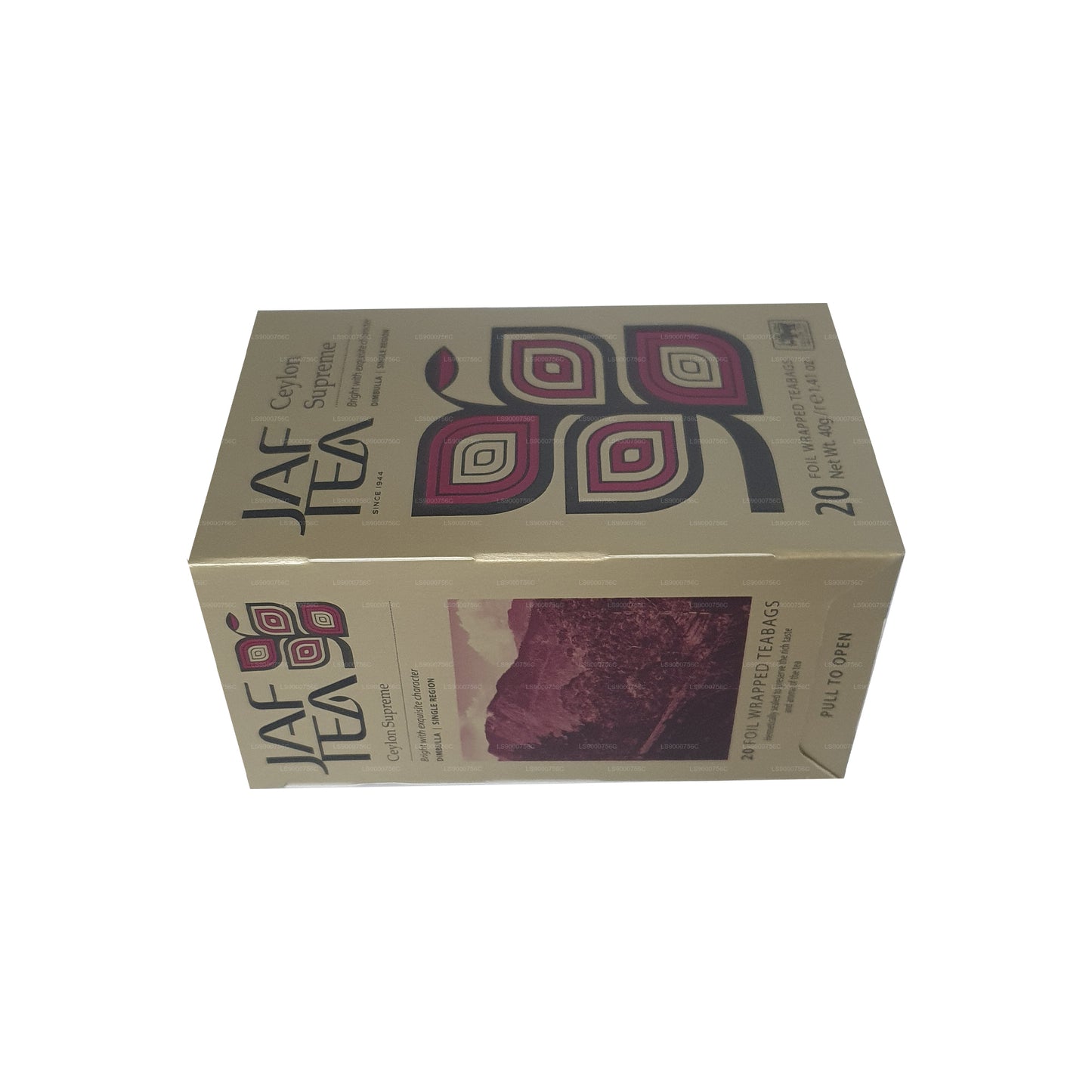 Jaf Tea Classic Gold Collection Ceylon Supreme Foil Envelop Tea Bag (40g)