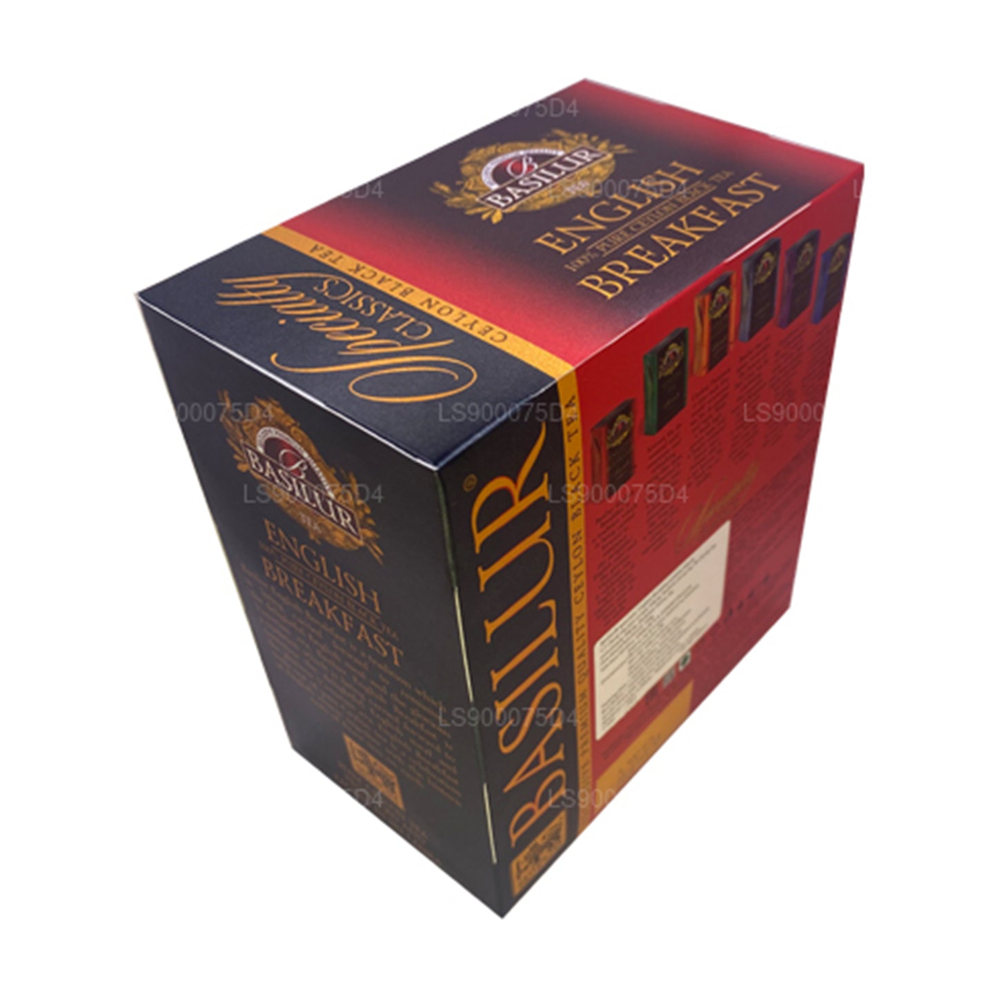 Basilur English Breakfast Pure Ceylon Black Tea Bags