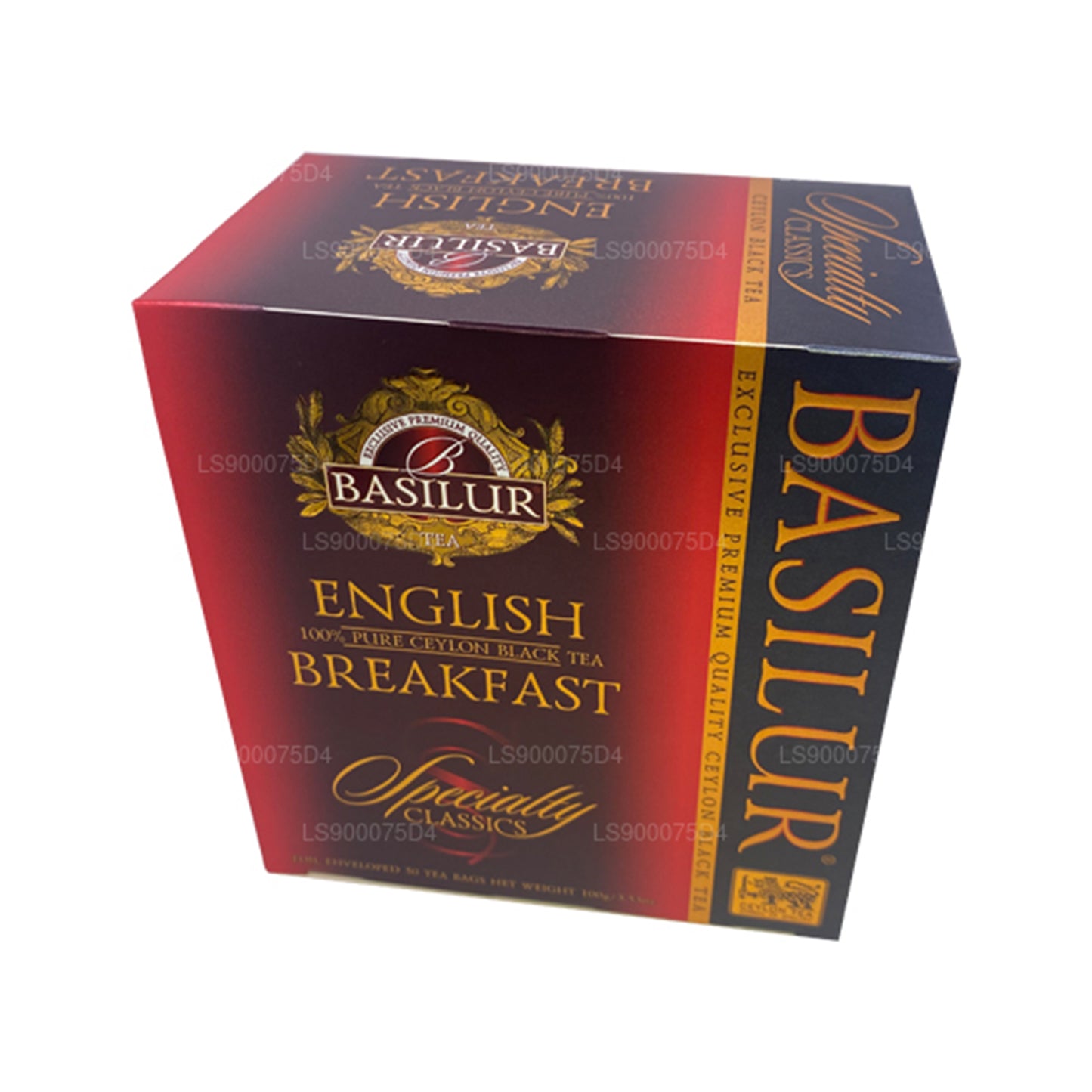 Basilur English Breakfast Pure Ceylon Black Tea Bags