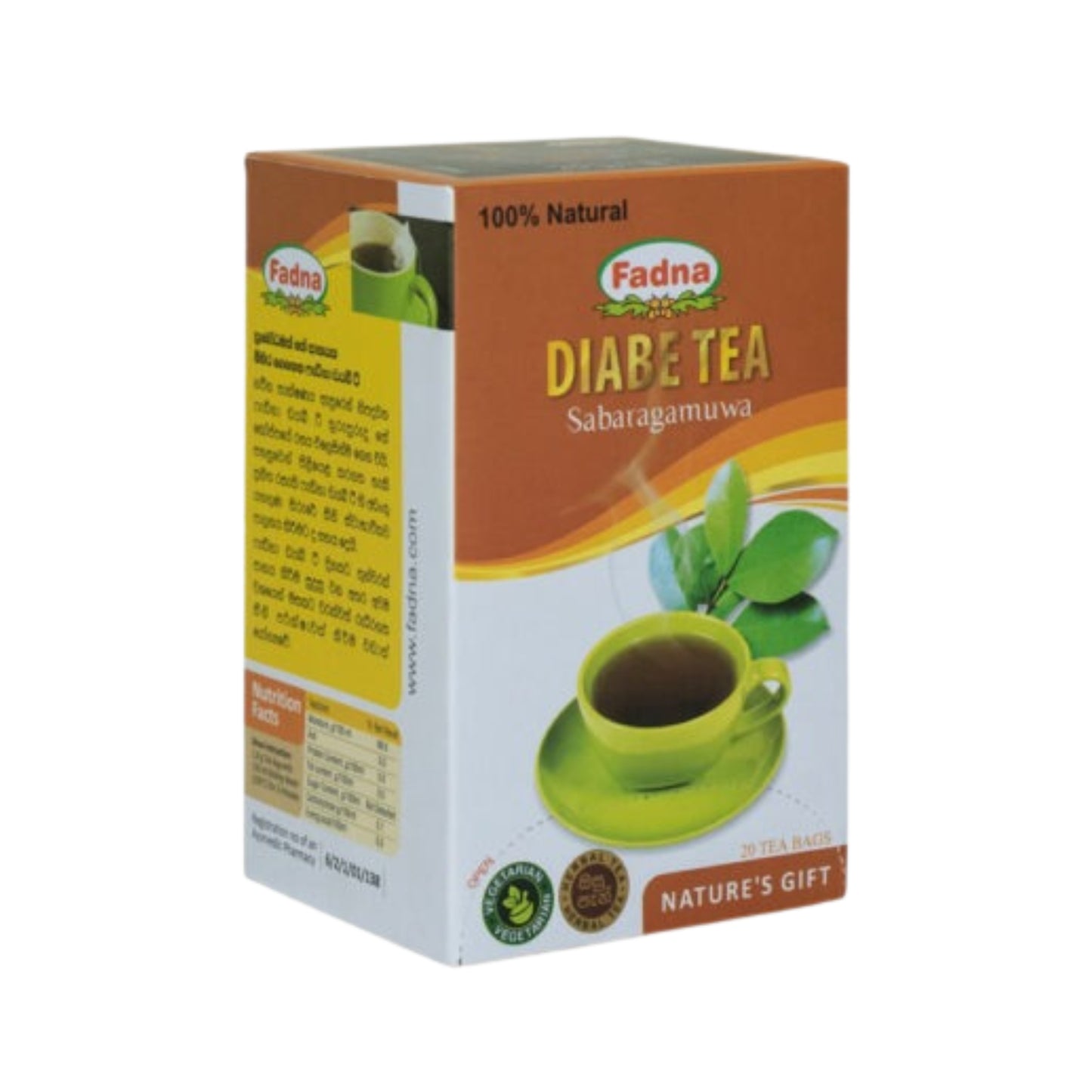 Fadna Diabe Tea Sabaragamuwa (40g) 20 Tea Bags