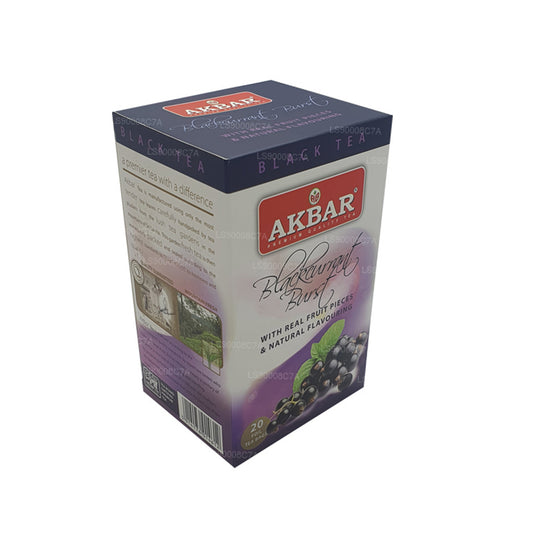 Akbar Blackcurrant Burst (40g)   20 Foil Tea Bags