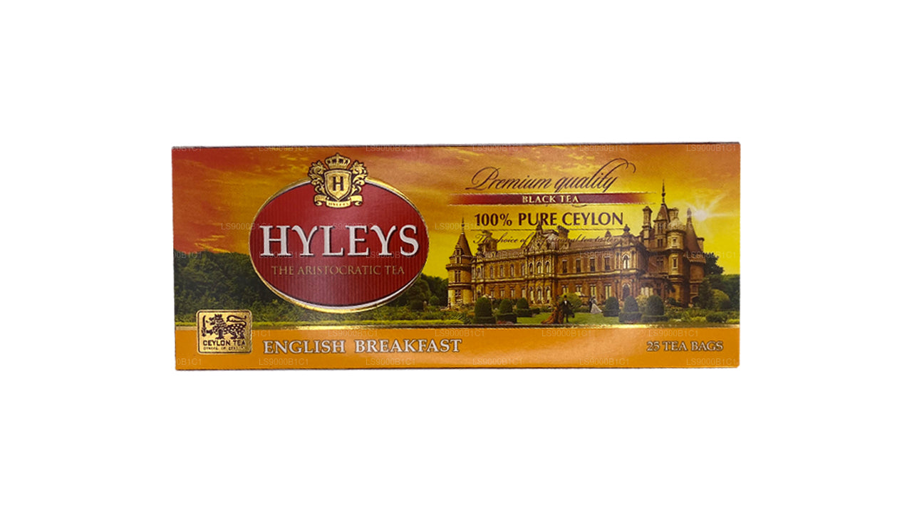 Hyleys Black English Breakfast Tea (37.5g) 25 Tea Bags