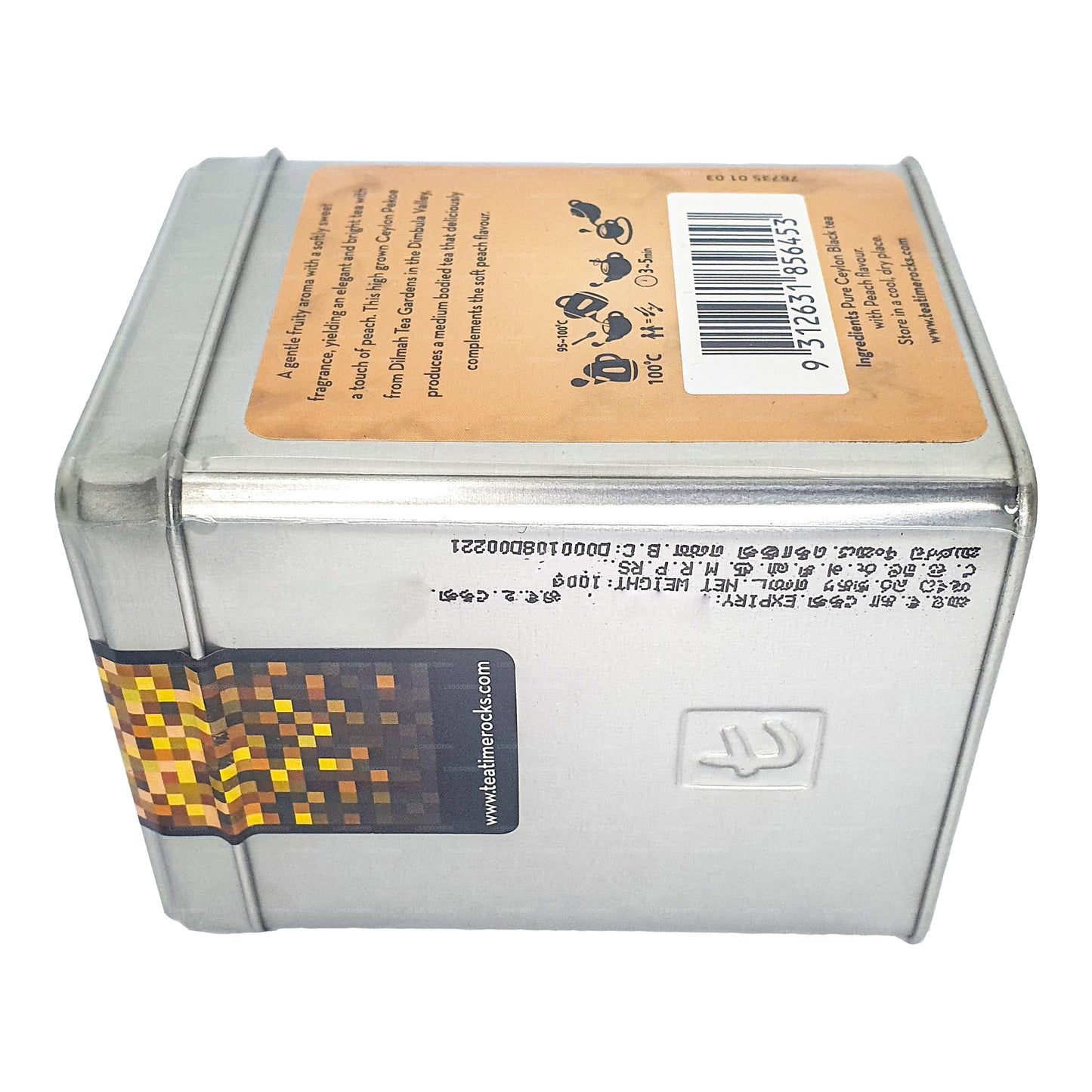 दिलमा टी-सीरीज़ पीच (100 ग्राम) लूज़ लीफ़ टी