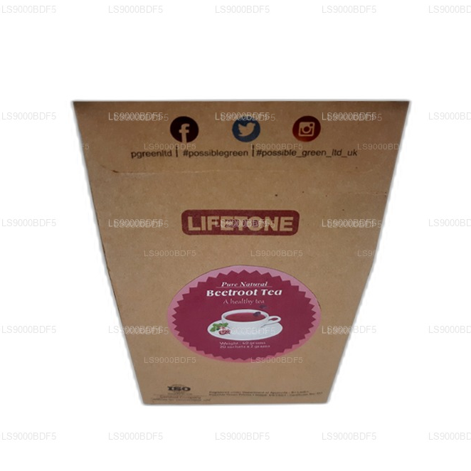 Lifetone Beetroot Tea (40g) 20 Tea Bags