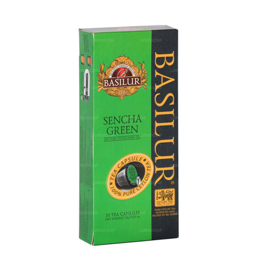 Basilur Sencha Green Tea Capsules (10 Capsules)