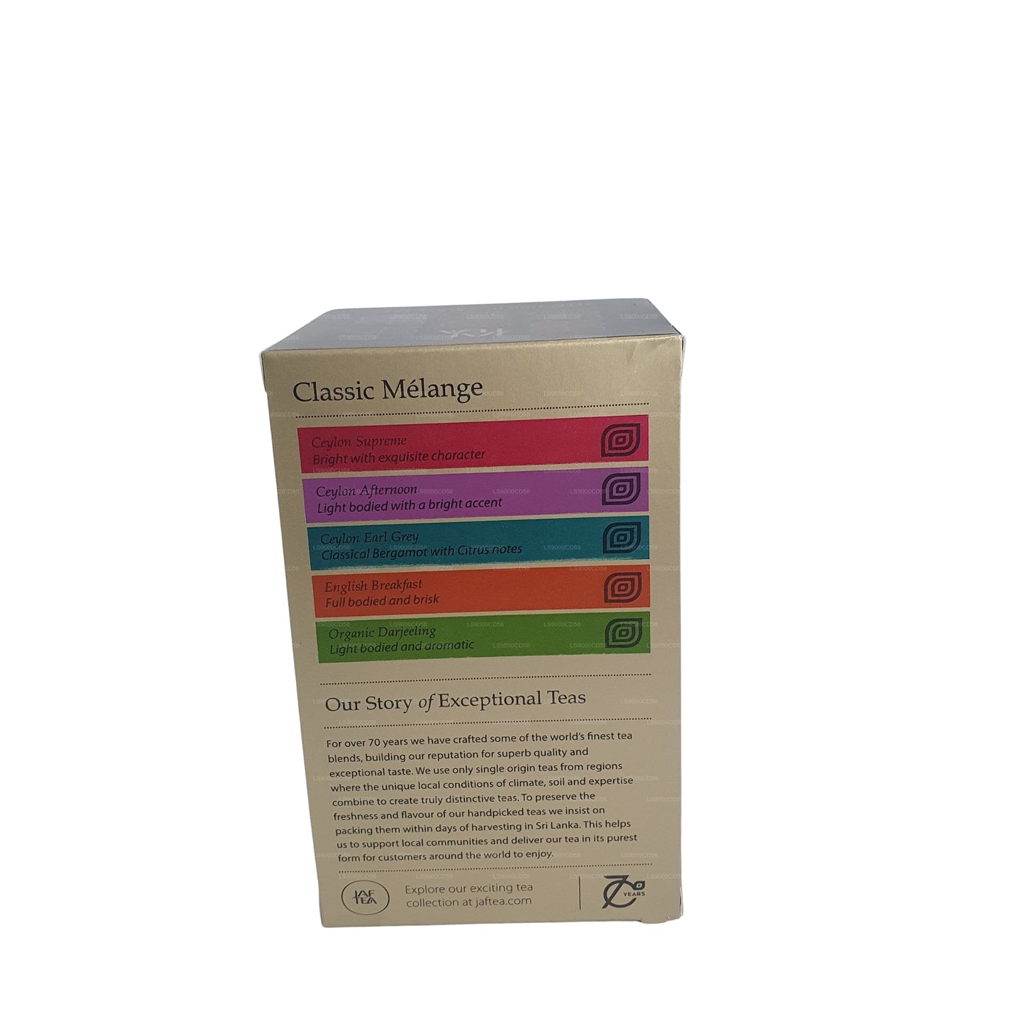 Jaf Tea Black Classic Gold Melange Gastro Teebeutel (5x4x2g)