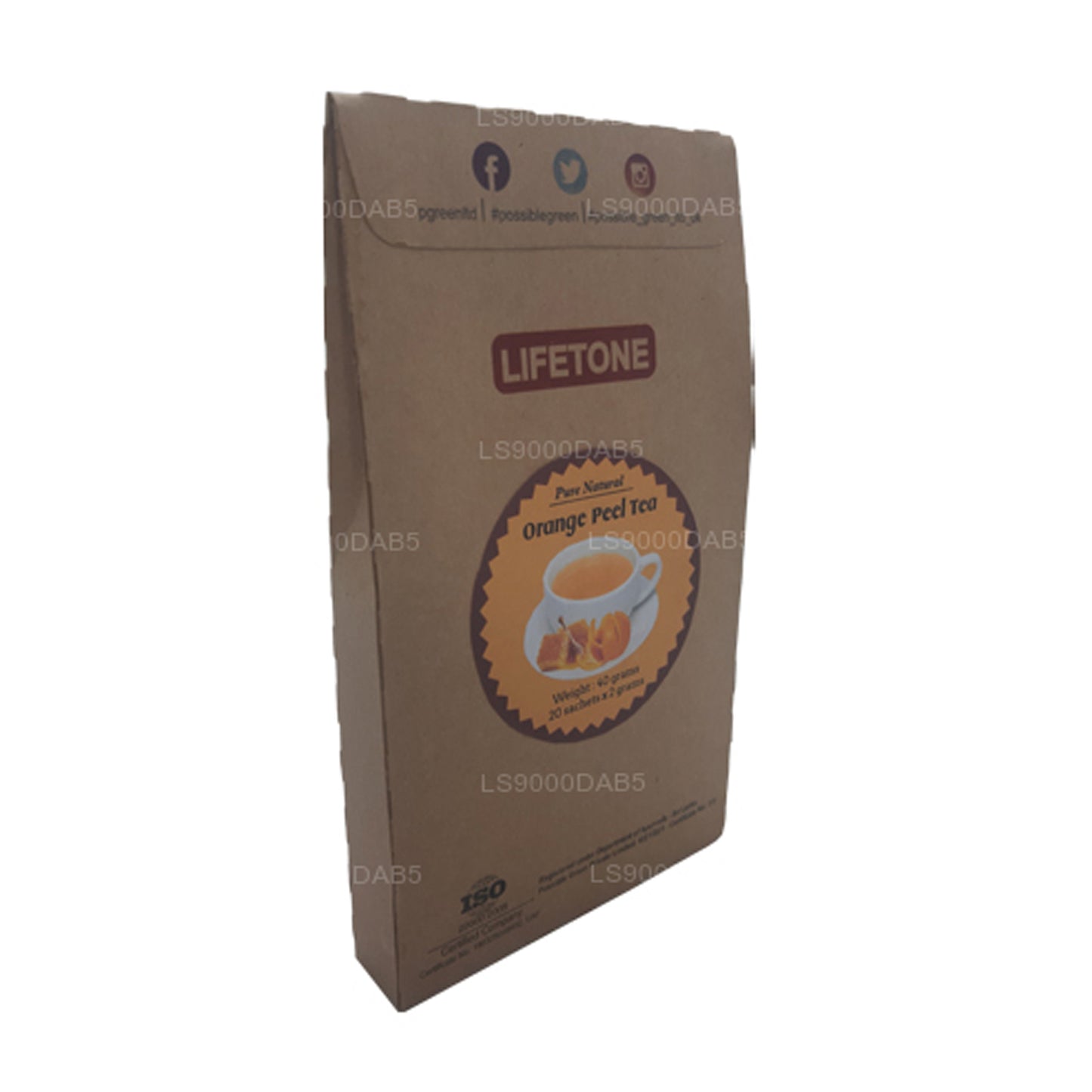 Lifetone Orange Peel Tea (40g) 20 Tea Bags
