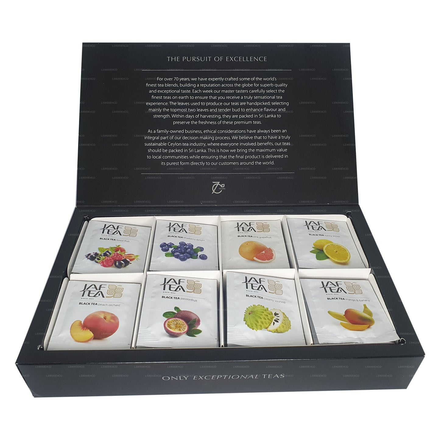 Jaf Tea Pure Fruits Collection Foil Envelop Tea Bags (120g)