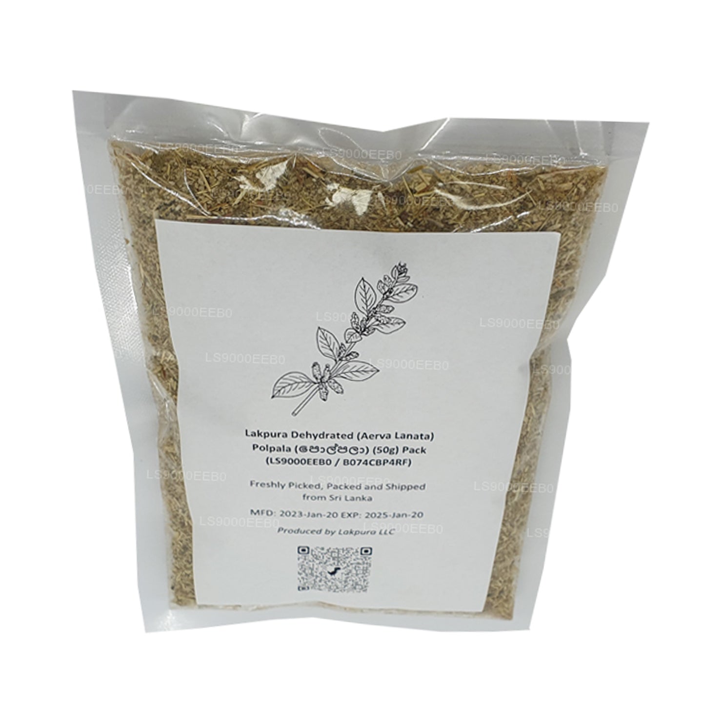 Lakpura® Dehydrated (Aerva Lanata) Polpala