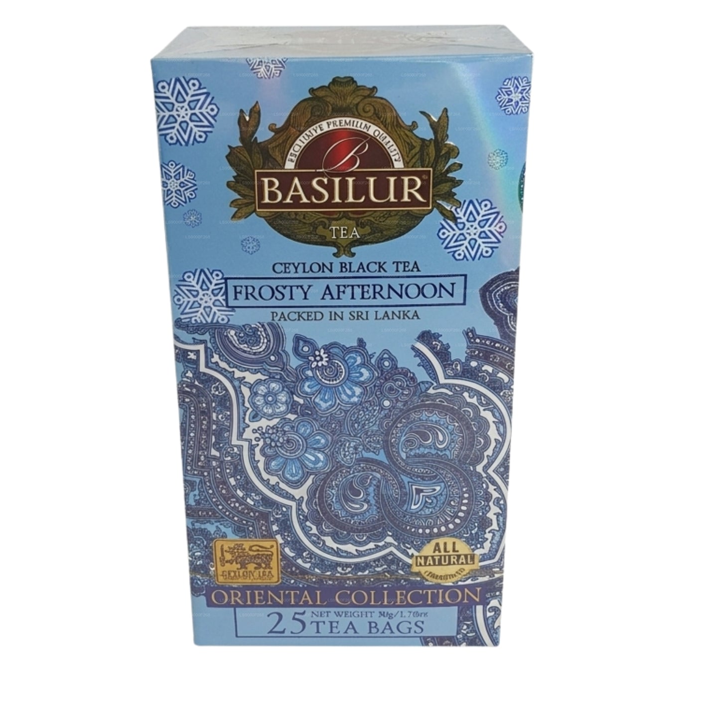 BASILUR ORIENTAL - TEA BAG - FLBT - FOIL ENV - FROSTY AFTERNOON (50g)
