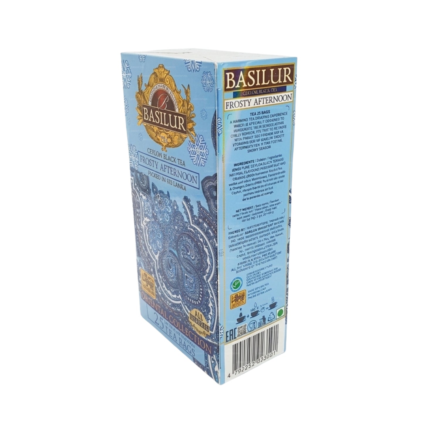 BASILUR ORIENTAL - TEA BAG - FLBT - FOIL ENV - FROSTY AFTERNOON (50g)