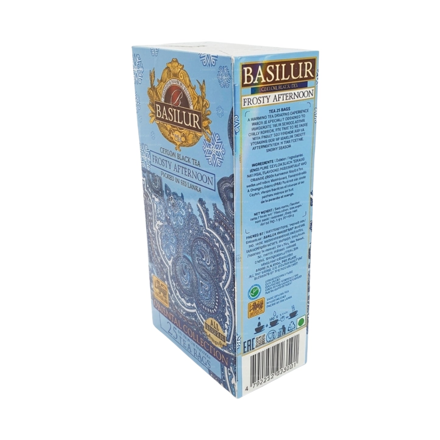 BASILUR ORIENTAL - TEA BAG - FLBT - FOIL ENV - FROSTY AFTERNOON (50g)