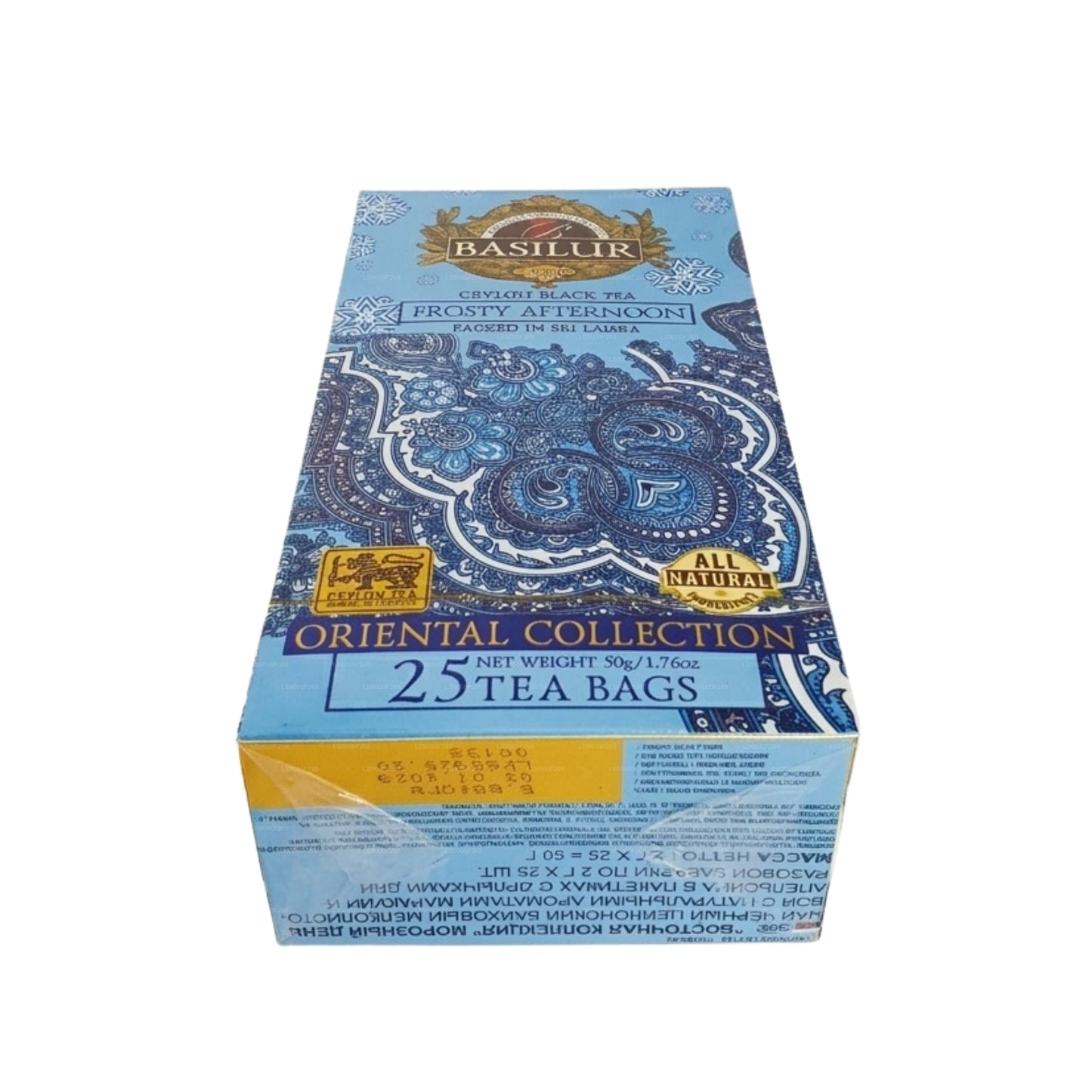 BASILUR ORIENTAL - TEA BAG - FLBT - FOIL ENV - FROSTY AFTERNOON (50g)