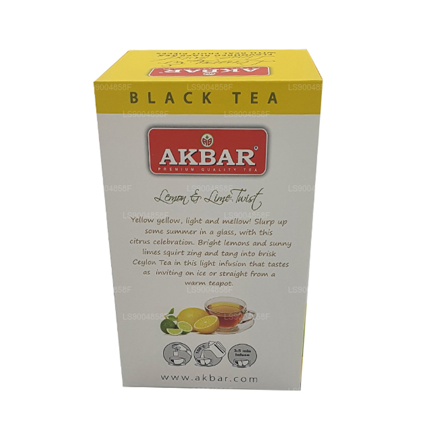 Akbar Lemon and Lime Twist Tea (40g) 20 Tea Bags