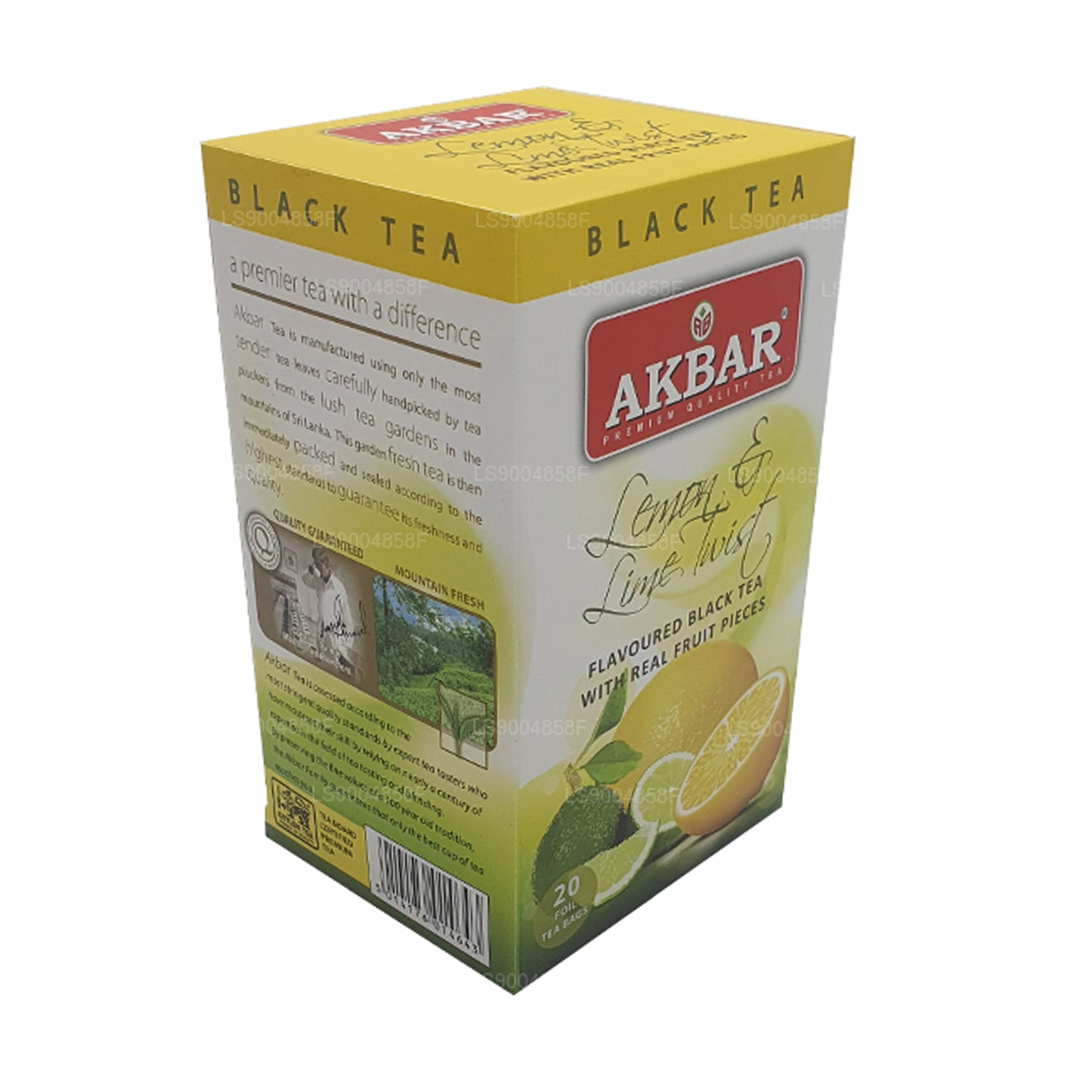 Akbar Lemon and Lime Twist Tea (40g) 20 Tea Bags