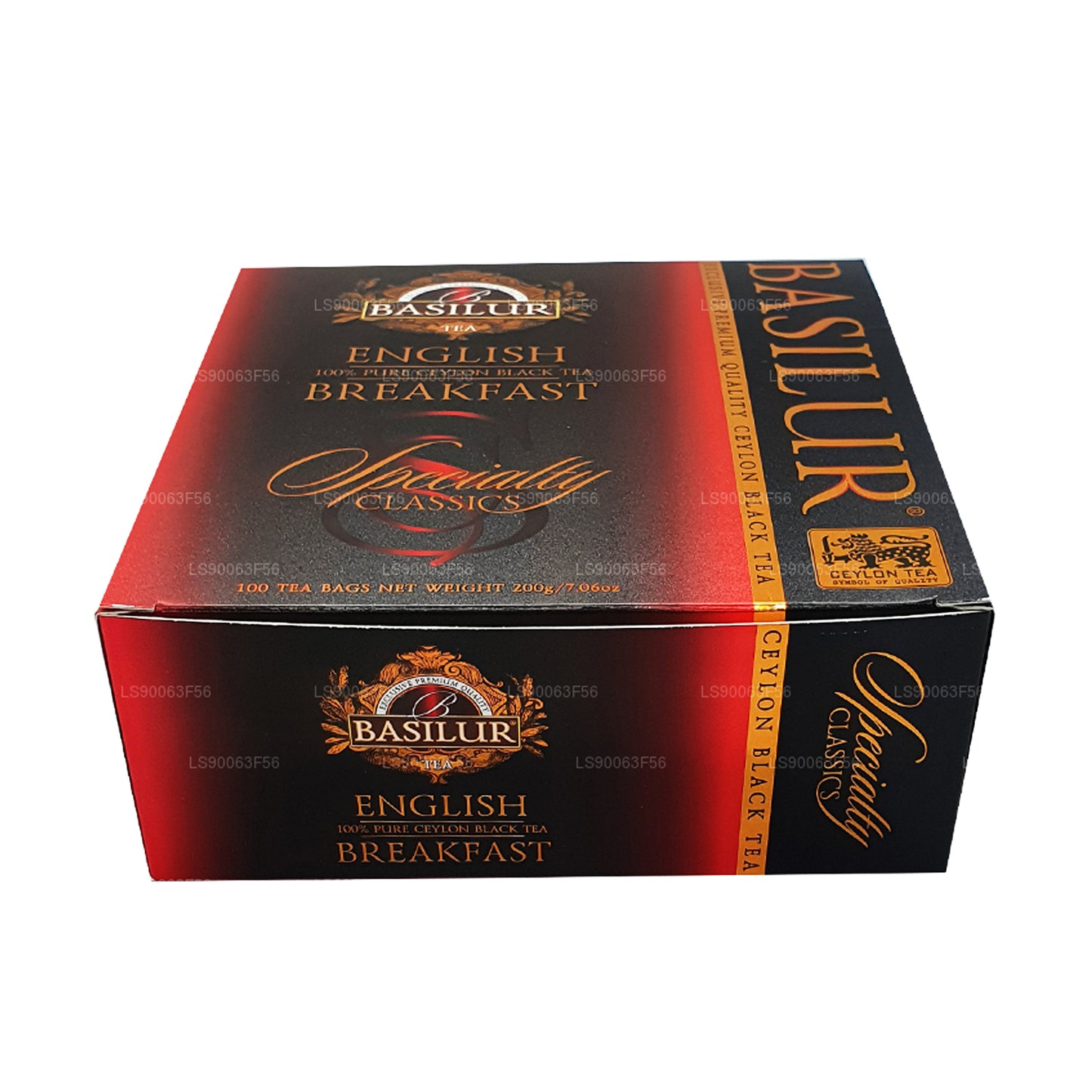 Basilur English Breakfast Pure Ceylon Black Tea Bags