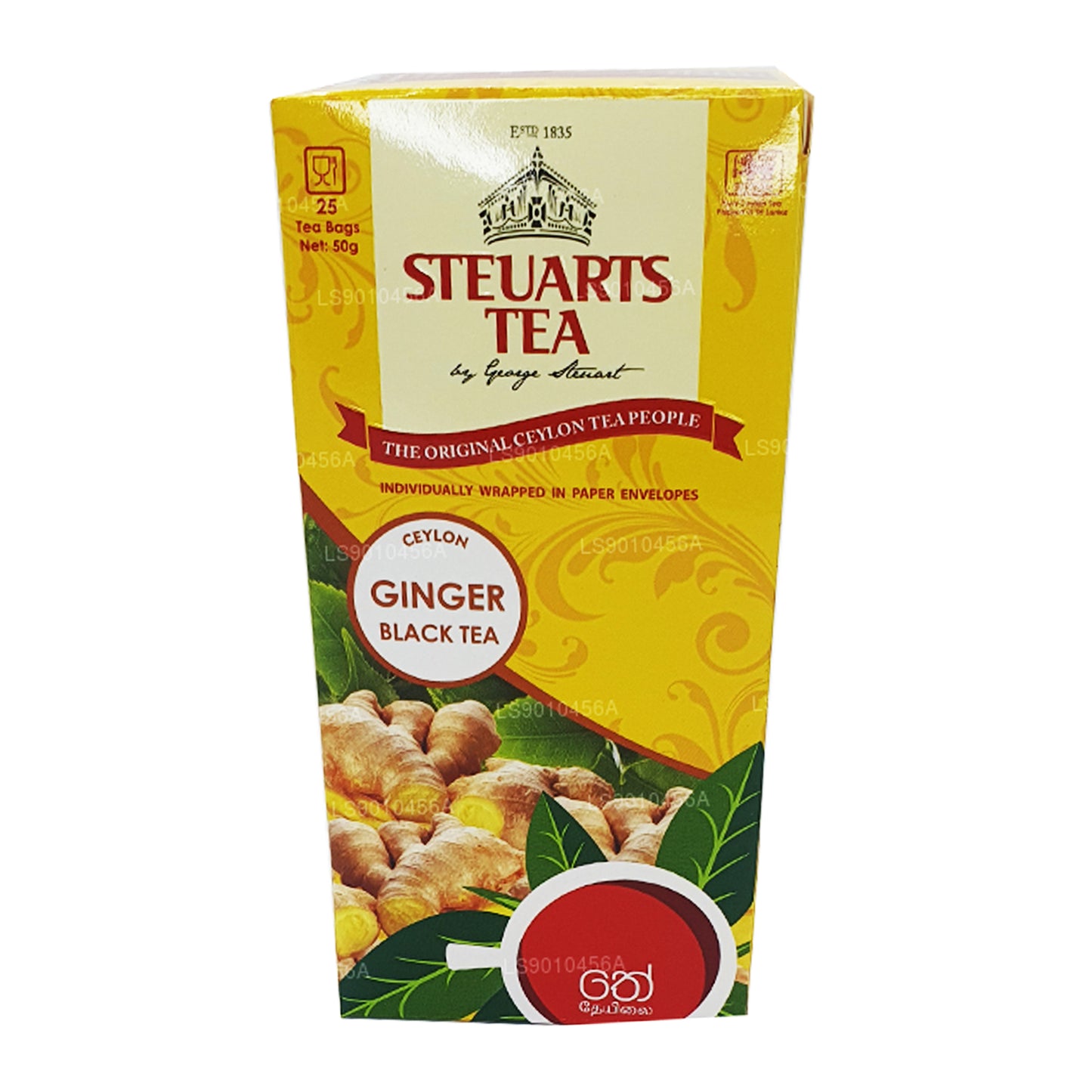 George Steuart Ginger Black Tea (50g) 25 Tea Bags