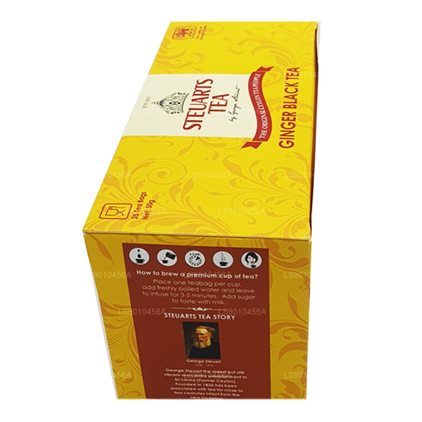 George Steuart Ginger Black Tea (50g) 25 Tea Bags
