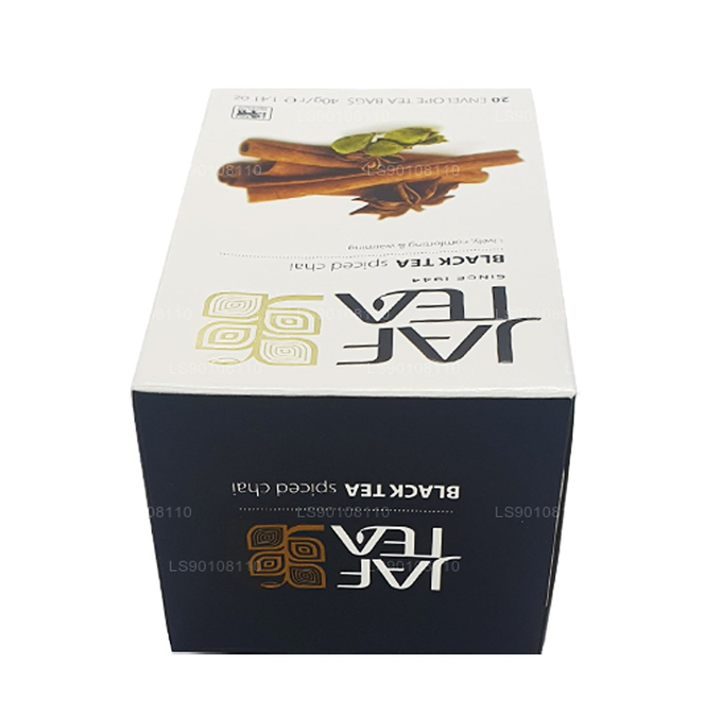 Jaf Tea Pure Spice Collection Black Tea Spiced Chai Foil Envelope Tea Bags (40g)