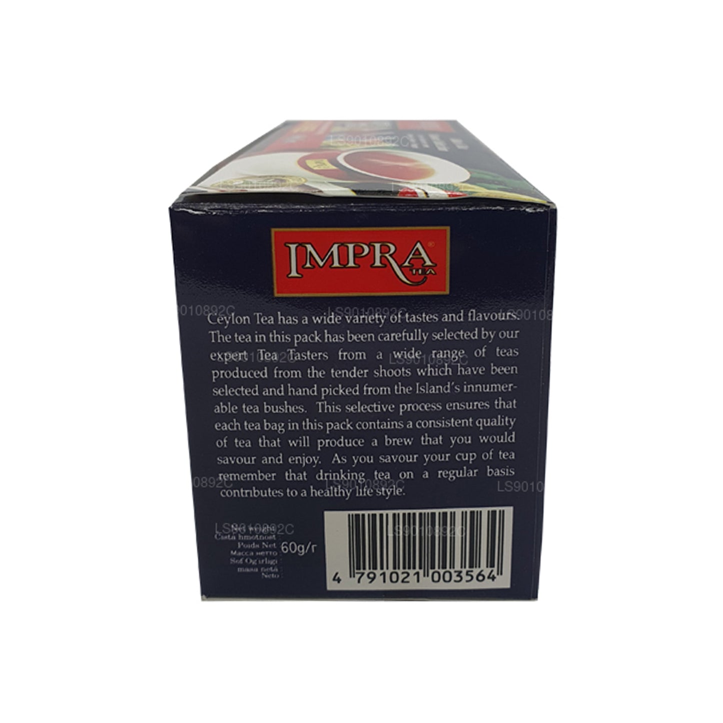 Impra Flavor Collection Ceylon Black Tea (60g) 30 Tea Bags