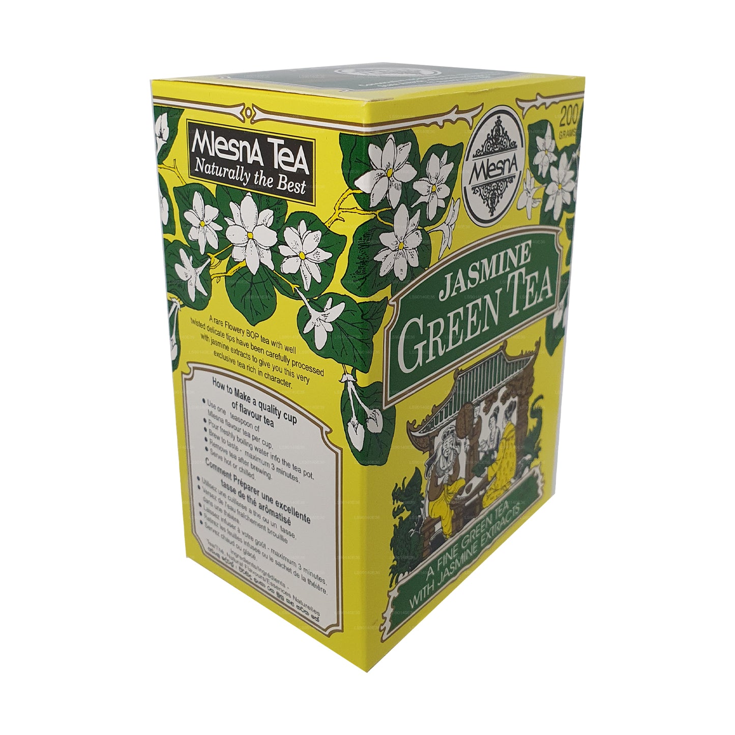 Mlesna Jasmine Flavored Loose Green Tea (200g)