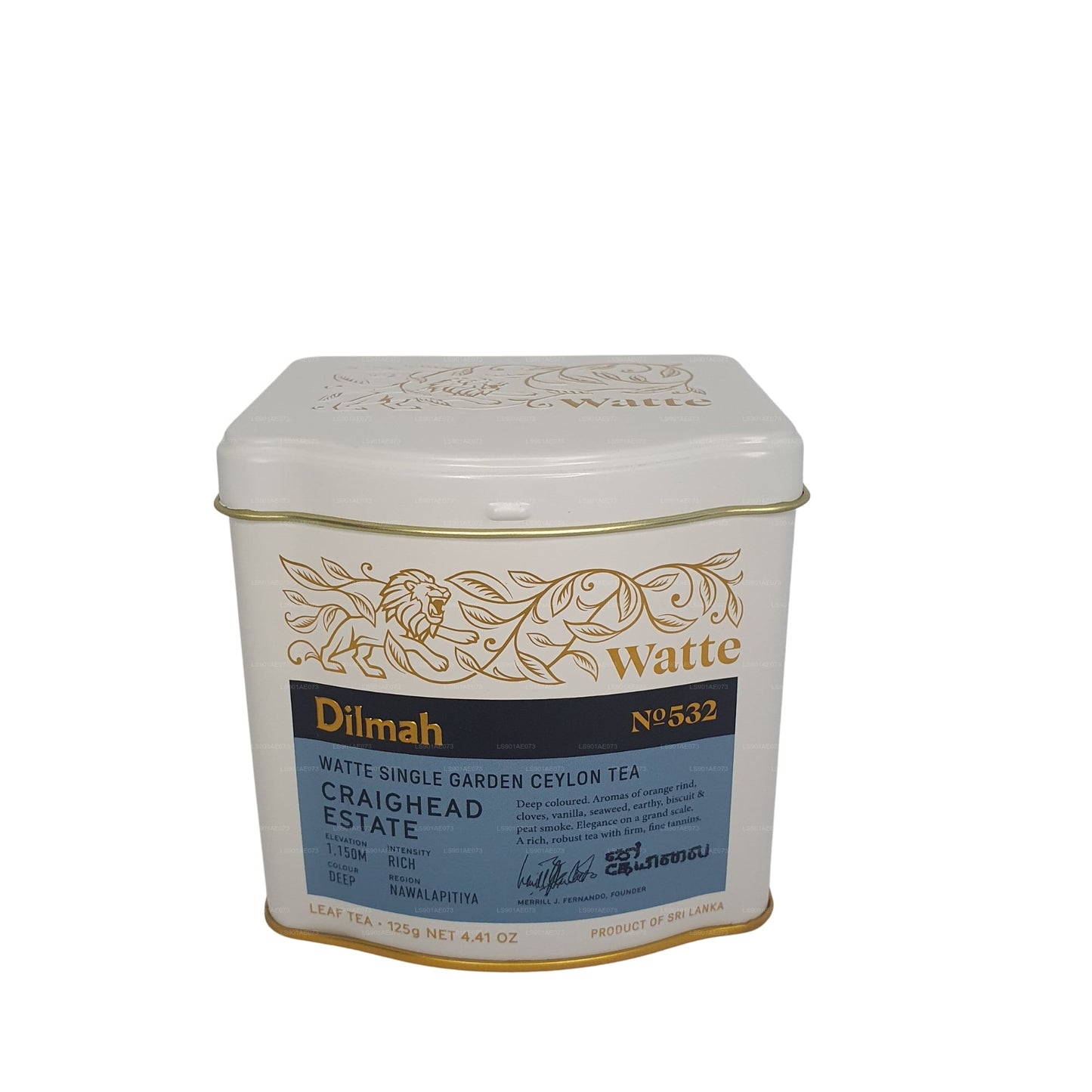 Dilmah Craighead Estate Watte Ceylon Black Tea (125g)