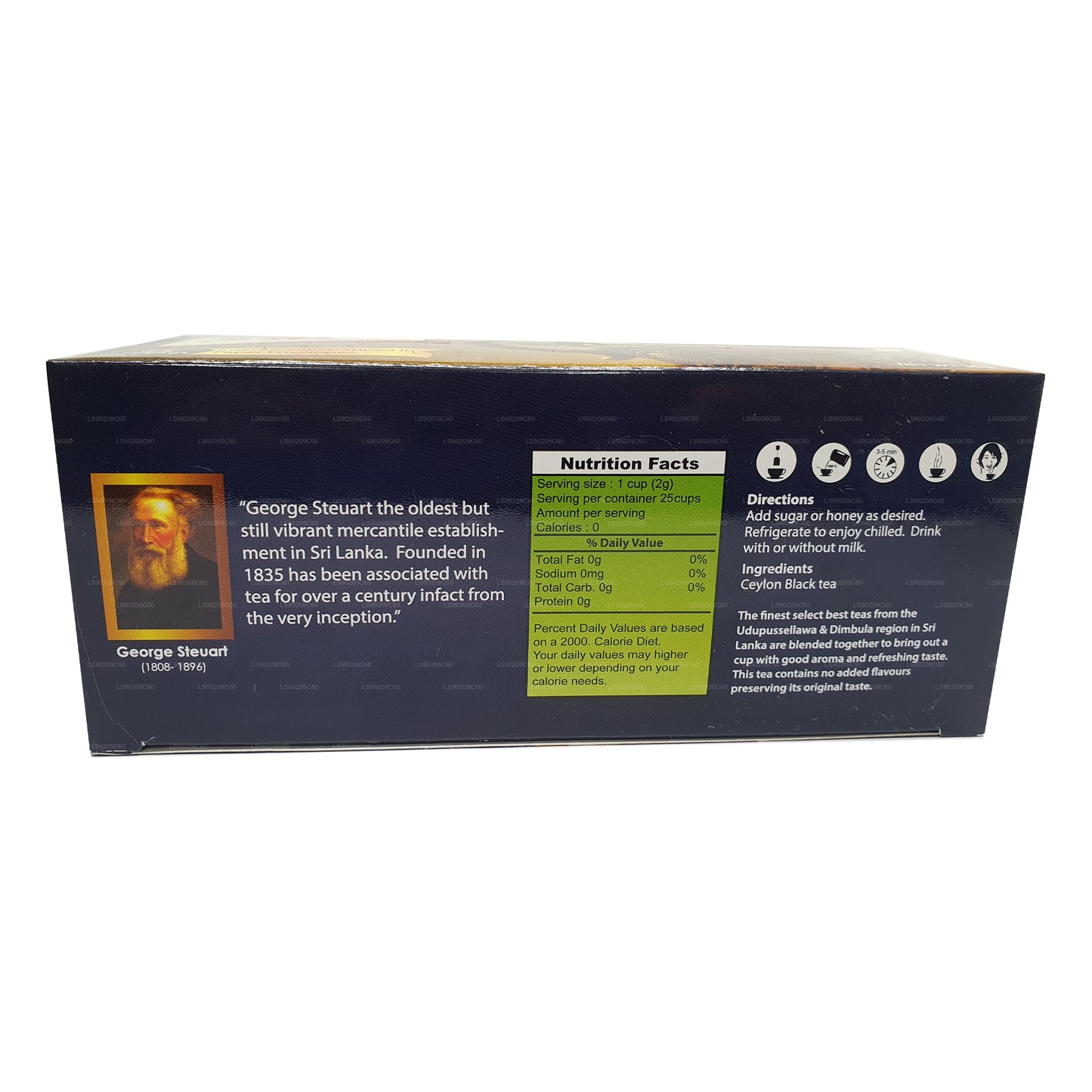 George Steuarts English Breakfast Tea (50g) 25 Tea Bags