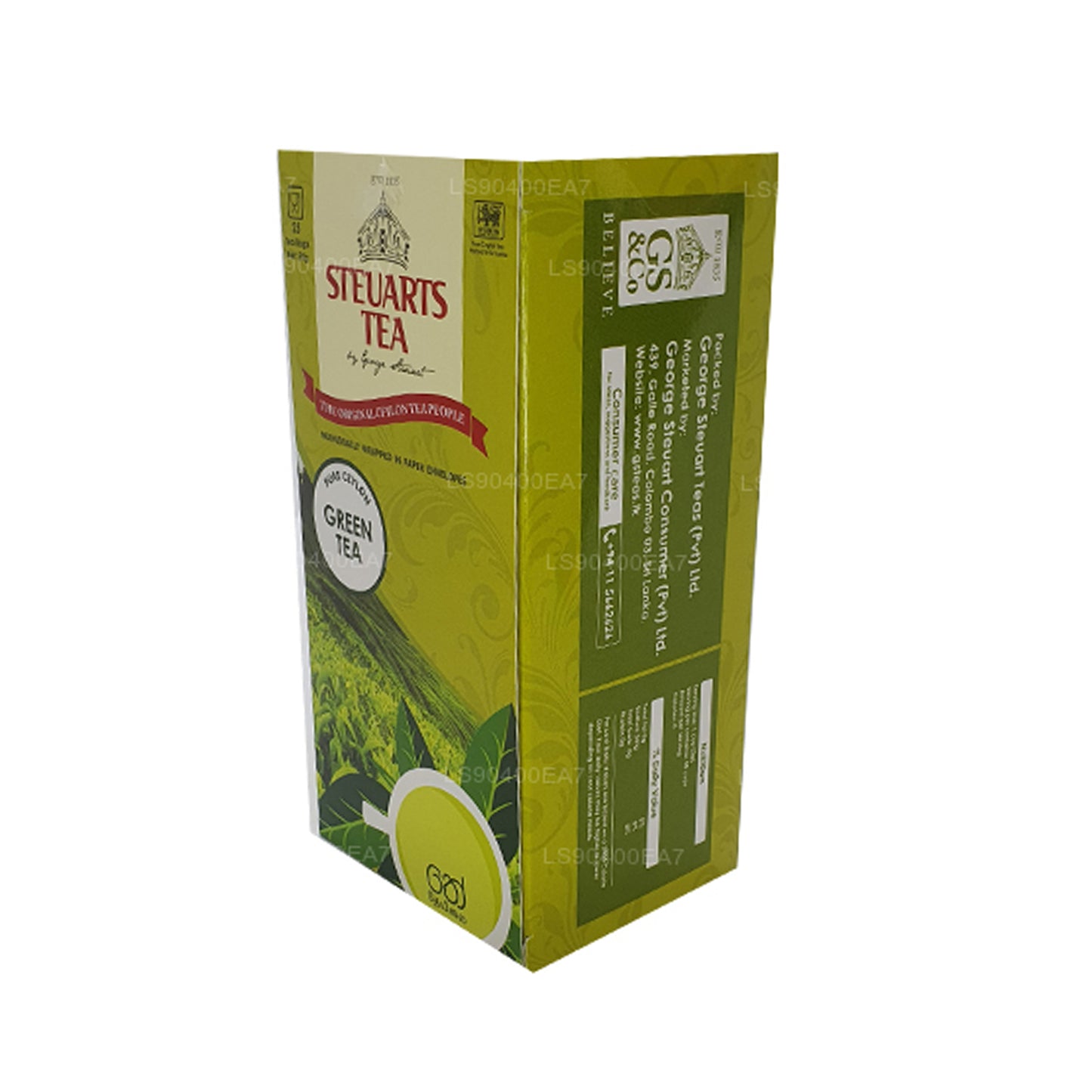 George Steuarts Pure Green Tea (50g) 25 Tea Bags