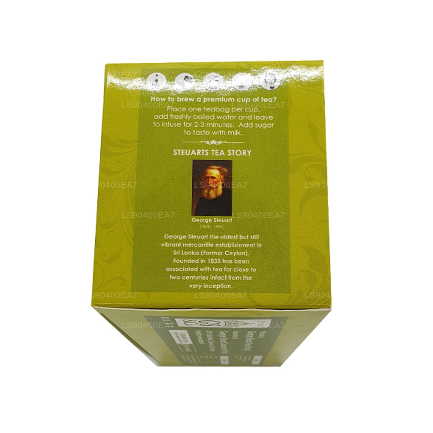 George Steuarts Pure Green Tea (50g) 25 Tea Bags