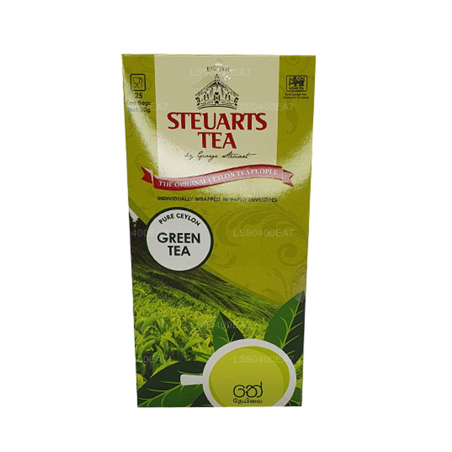 George Steuarts Pure Green Tea (50g) 25 Tea Bags