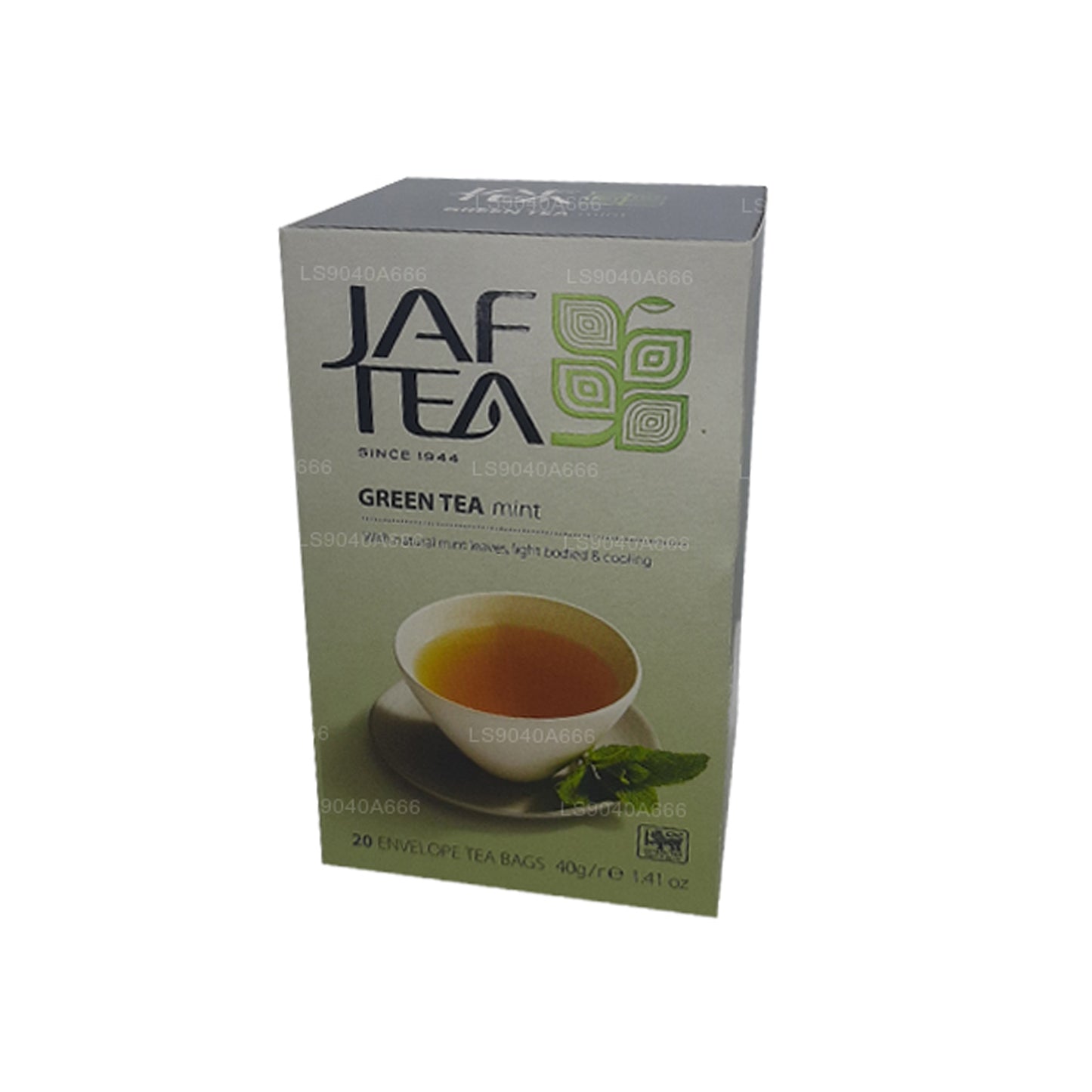 Jaf Tea Mint Green Tea (40g) 20 Envelope Tea Bags