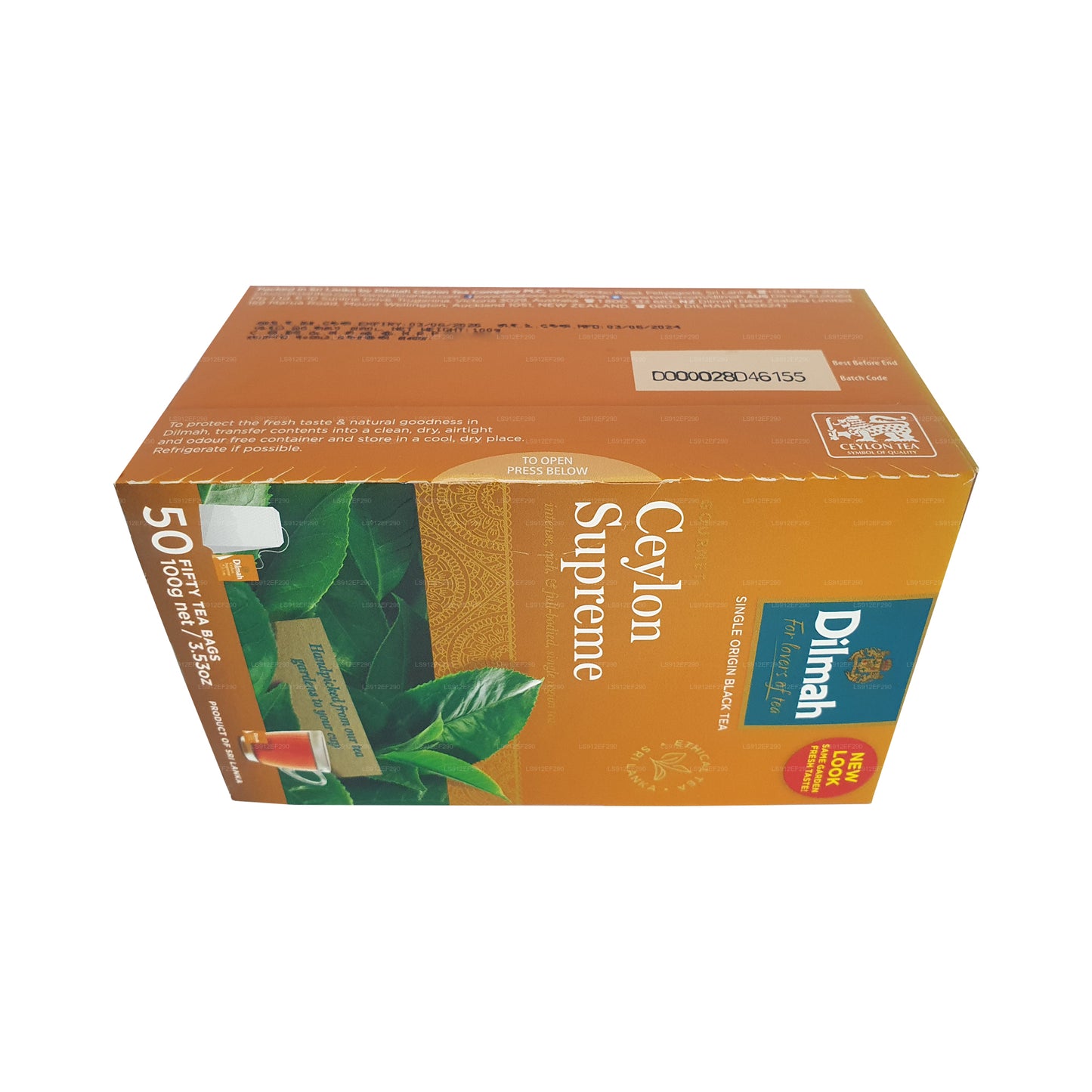 Dilmah Ceylon Supreme (100g) 50 Tea Bags