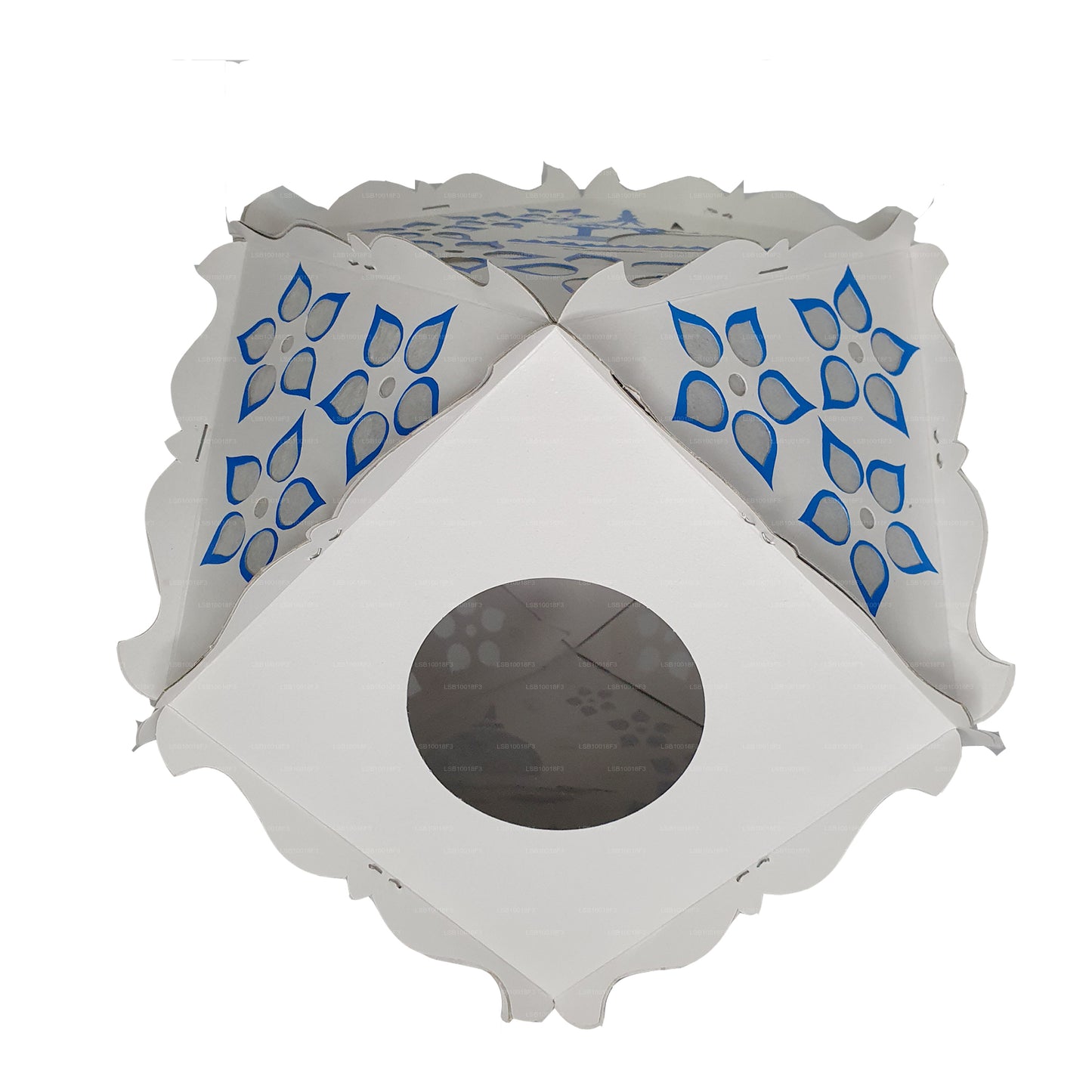 Lakpura Cardboard Vesak Lanterns (Atapattam Koodu) 3Pcs Pack