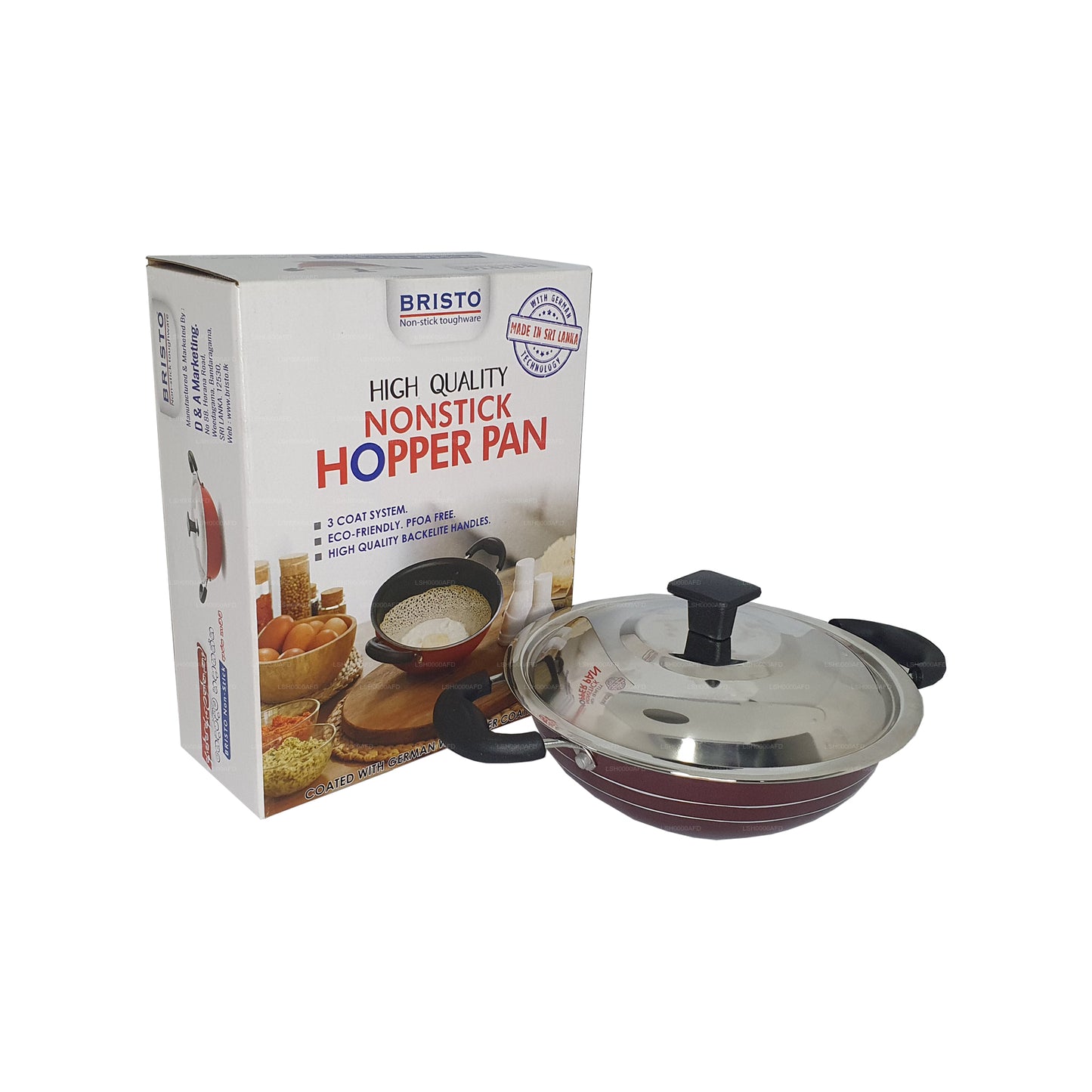 Bristo Nonstick Hopper Pan