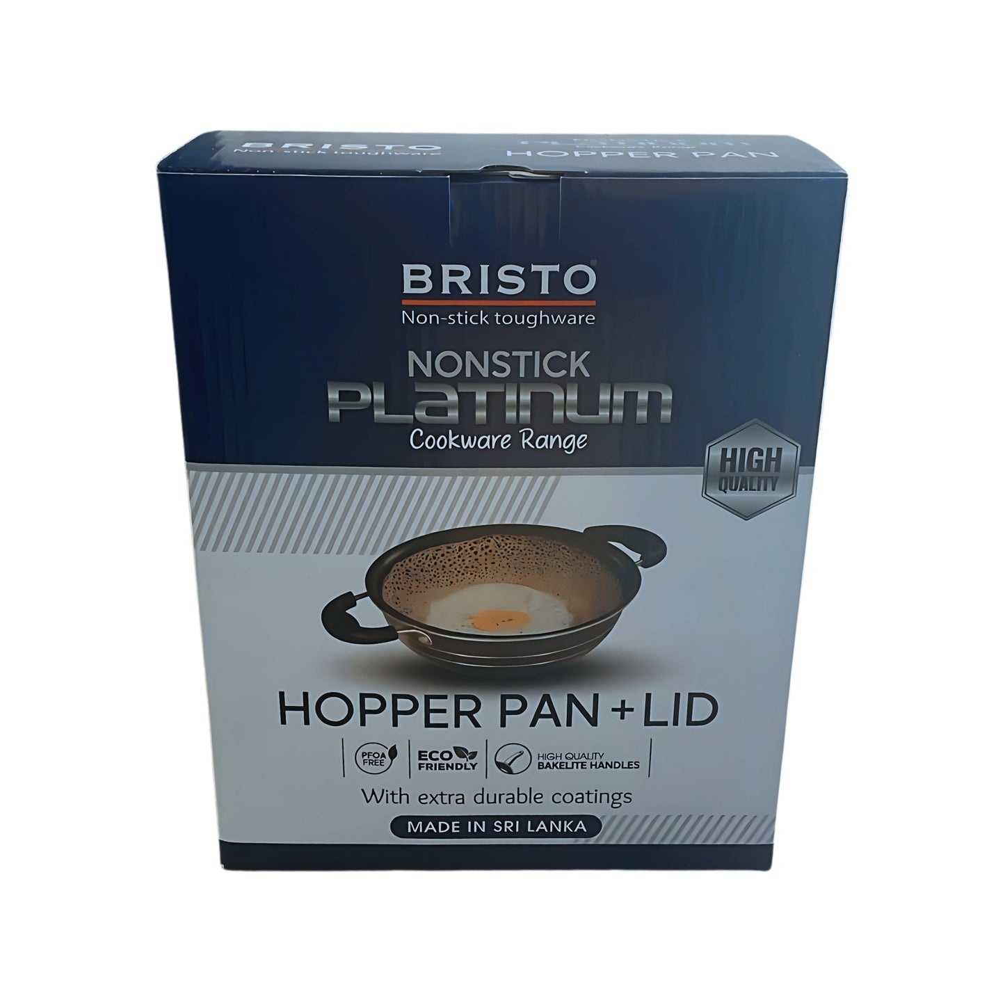 Bristo Nonstick Platinum Hopper Pan 18cm (7 inch)