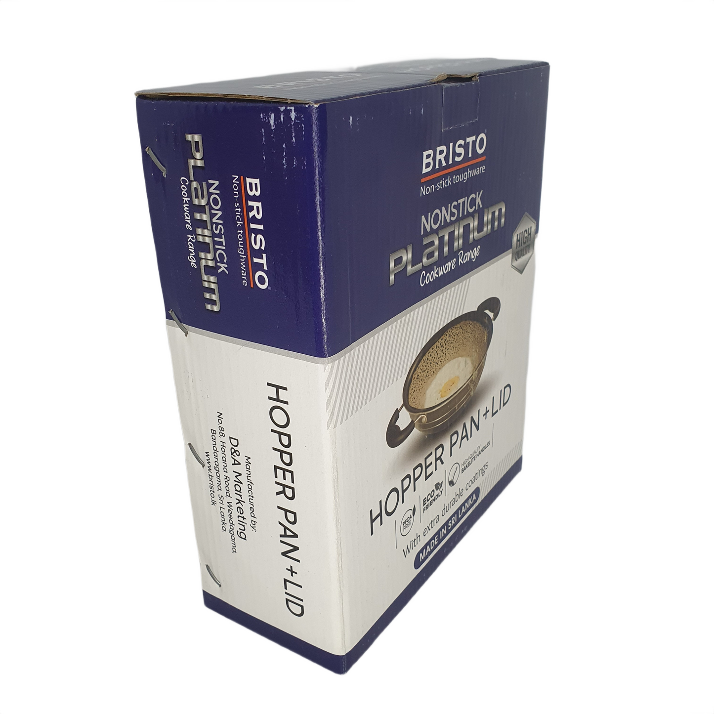 Bristo Nonstick Platinum Hopper Pan 18cm (7 inch)