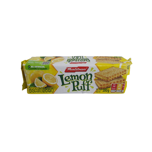 Maliban Lemon Puff Biscuits (200g)