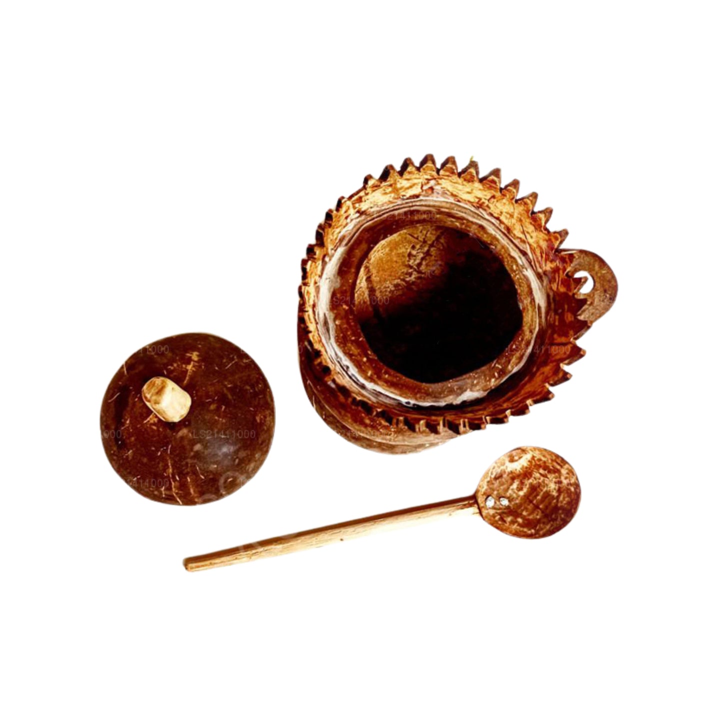 Lakpura® Wave Cut Salt Container